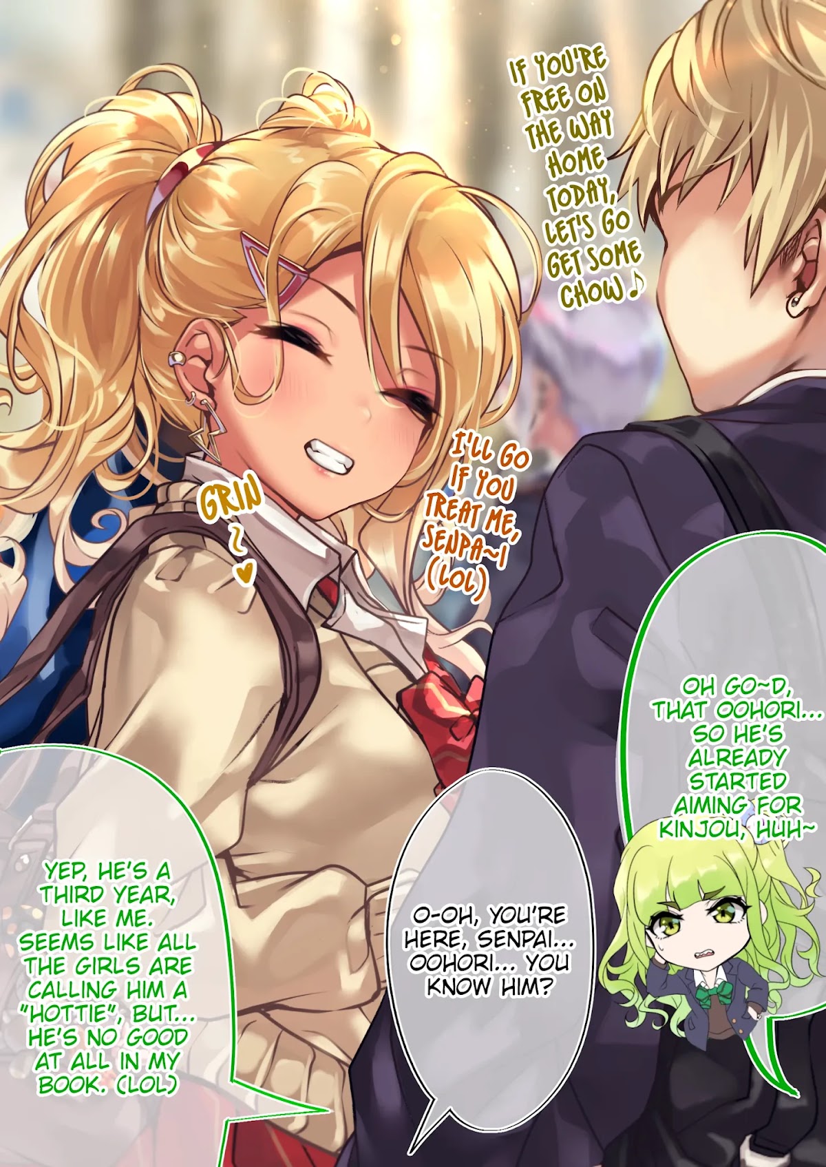 The Story of an Otaku and a Gyaru Falling in Love Chapter 69 - Page 2