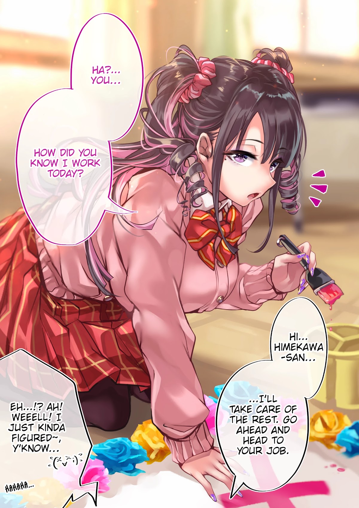 The Story of an Otaku and a Gyaru Falling in Love Chapter 83 - Page 2