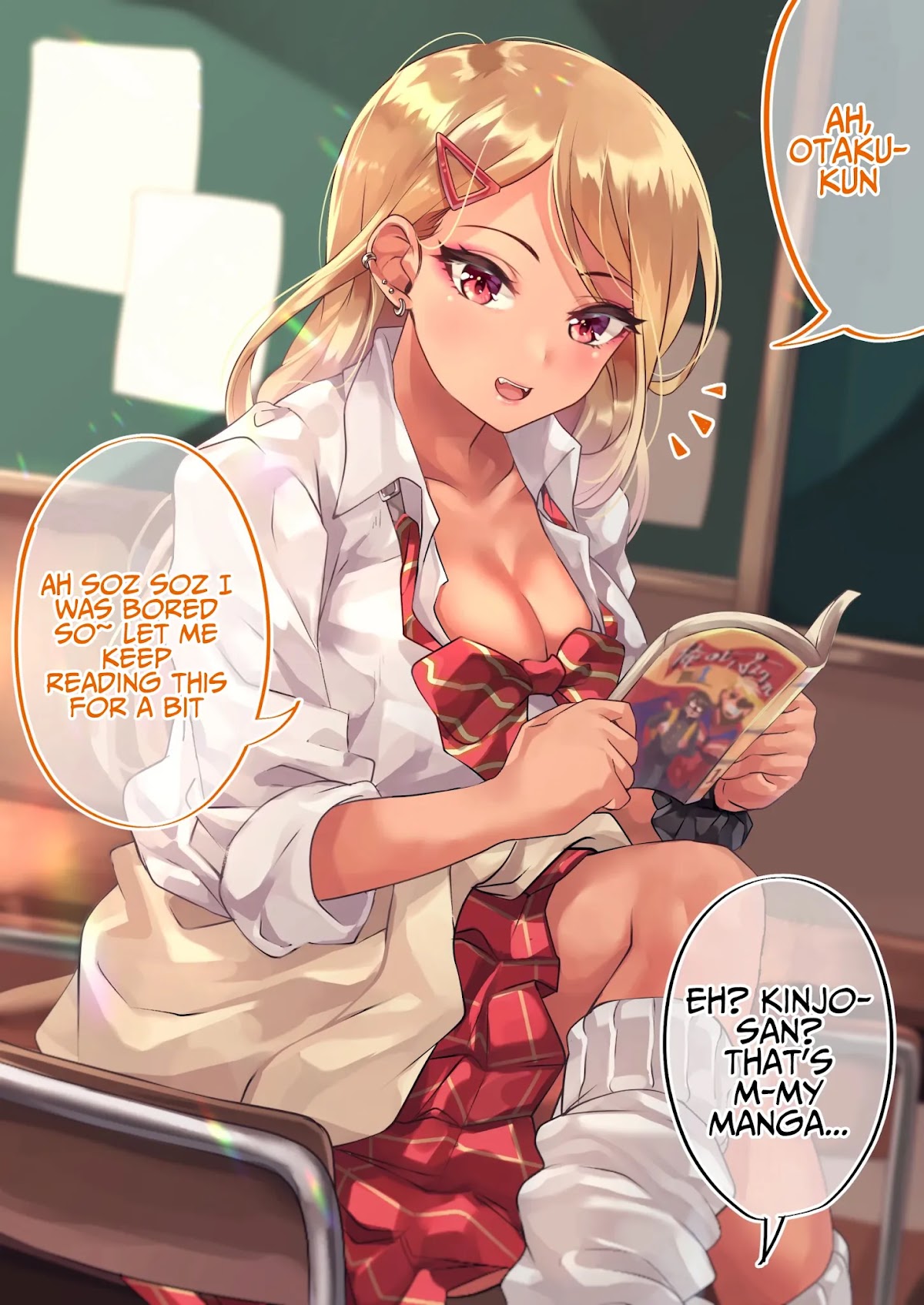 The Story of an Otaku and a Gyaru Falling in Love Chapter 9 - Page 1