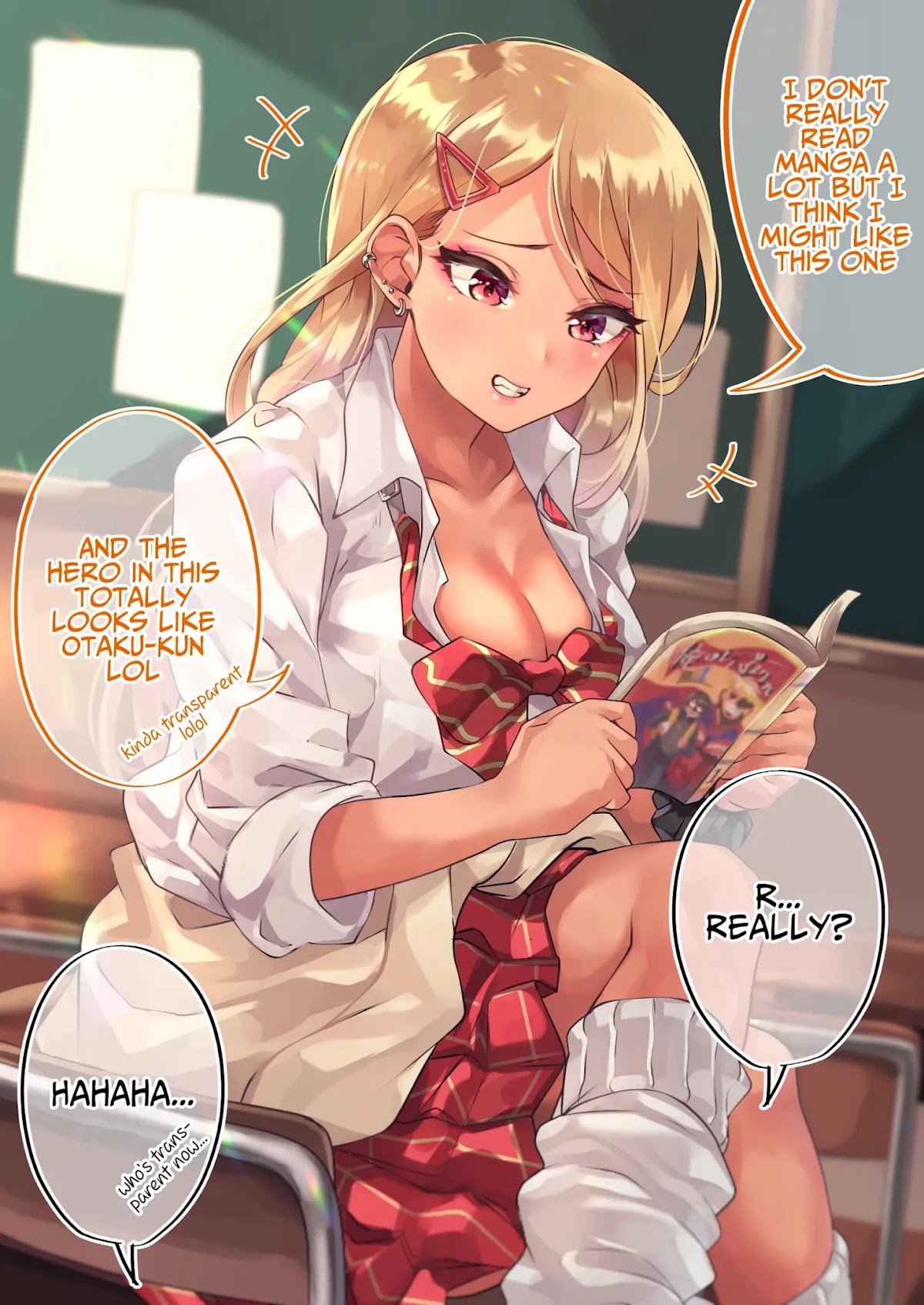 The Story of an Otaku and a Gyaru Falling in Love Chapter 9 - Page 2