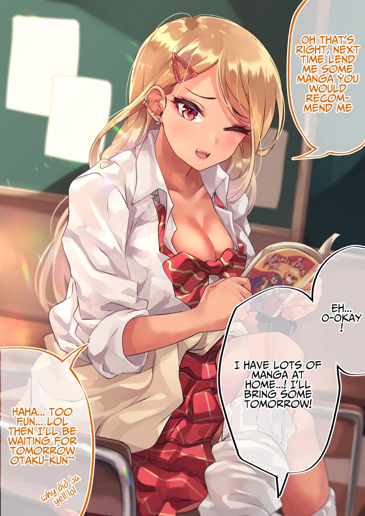 The Story of an Otaku and a Gyaru Falling in Love Chapter 9 - Page 3