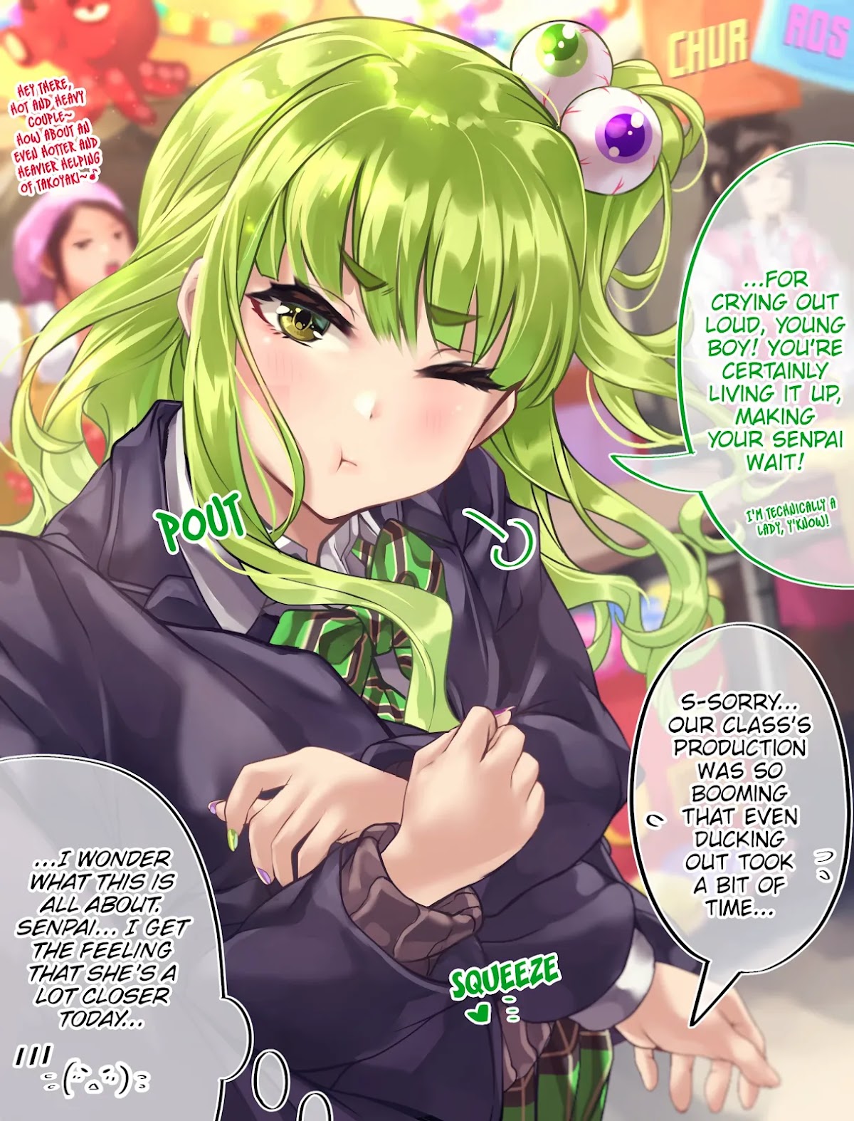 The Story of an Otaku and a Gyaru Falling in Love Chapter 90.3 - Page 1