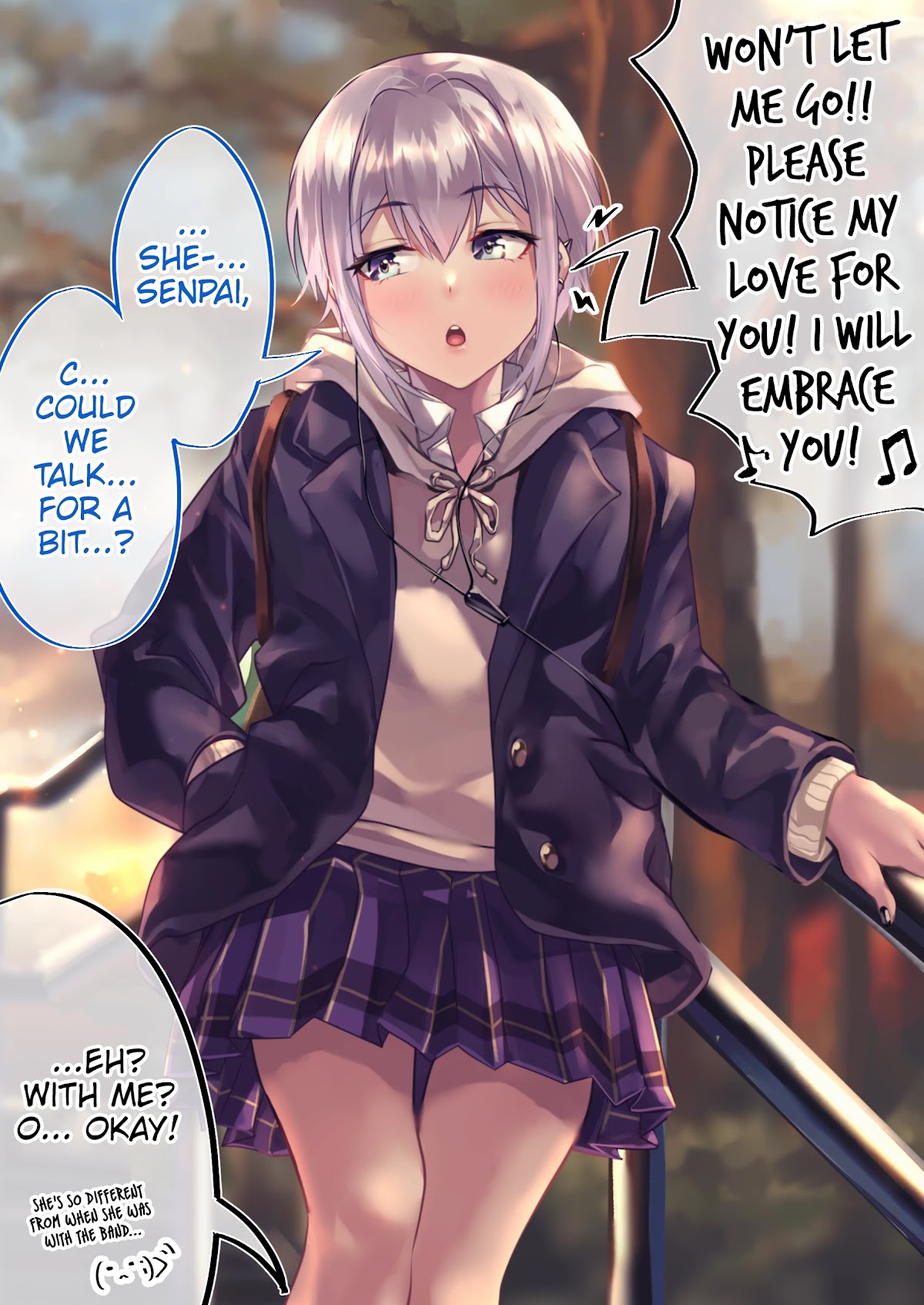 The Story of an Otaku and a Gyaru Falling in Love Chapter 95.1 - Page 3