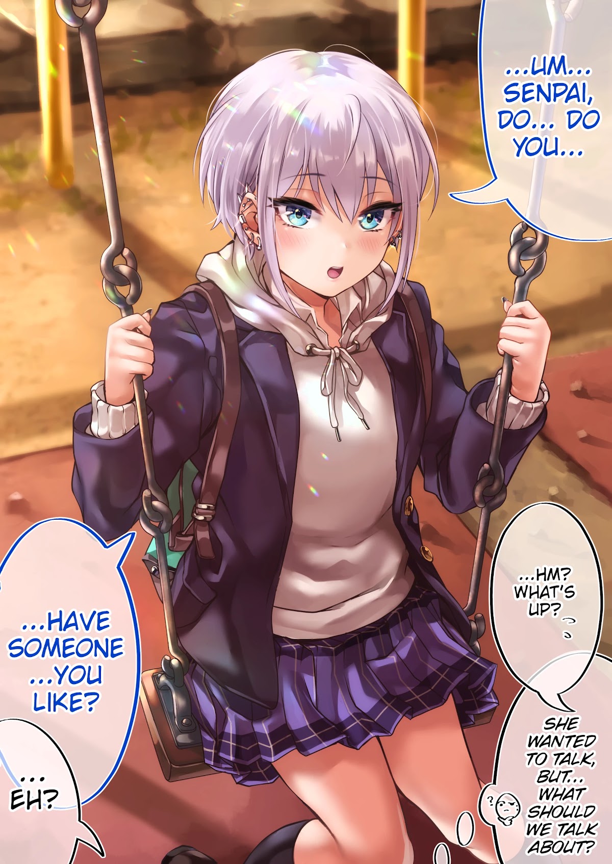 The Story of an Otaku and a Gyaru Falling in Love Chapter 95.2 - Page 1