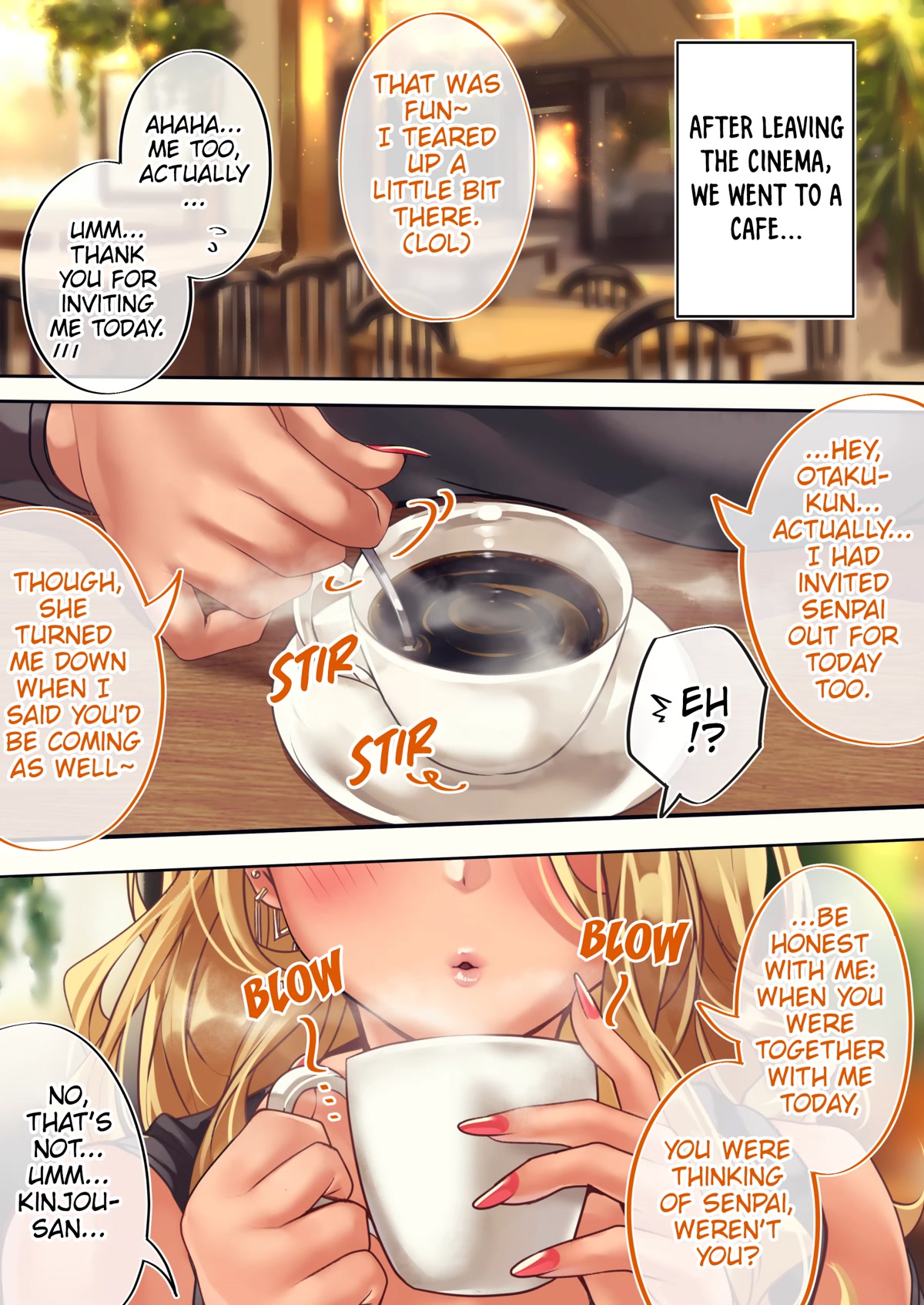The Story of an Otaku and a Gyaru Falling in Love Chapter 98.3 - Page 1