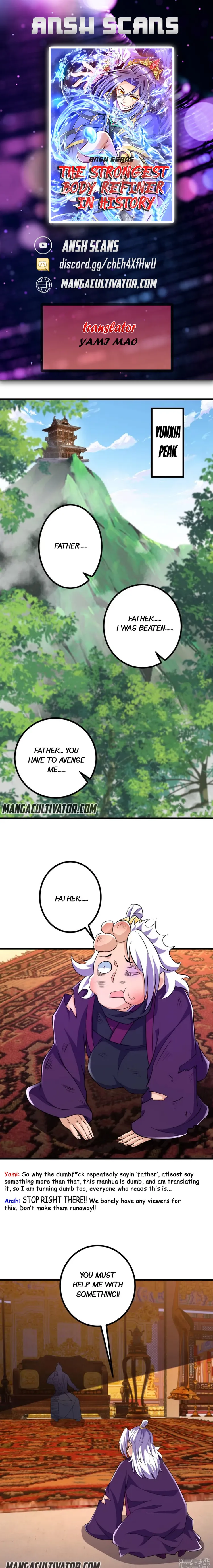 The Strongest Body Refiner in History Chapter 30 - Page 0