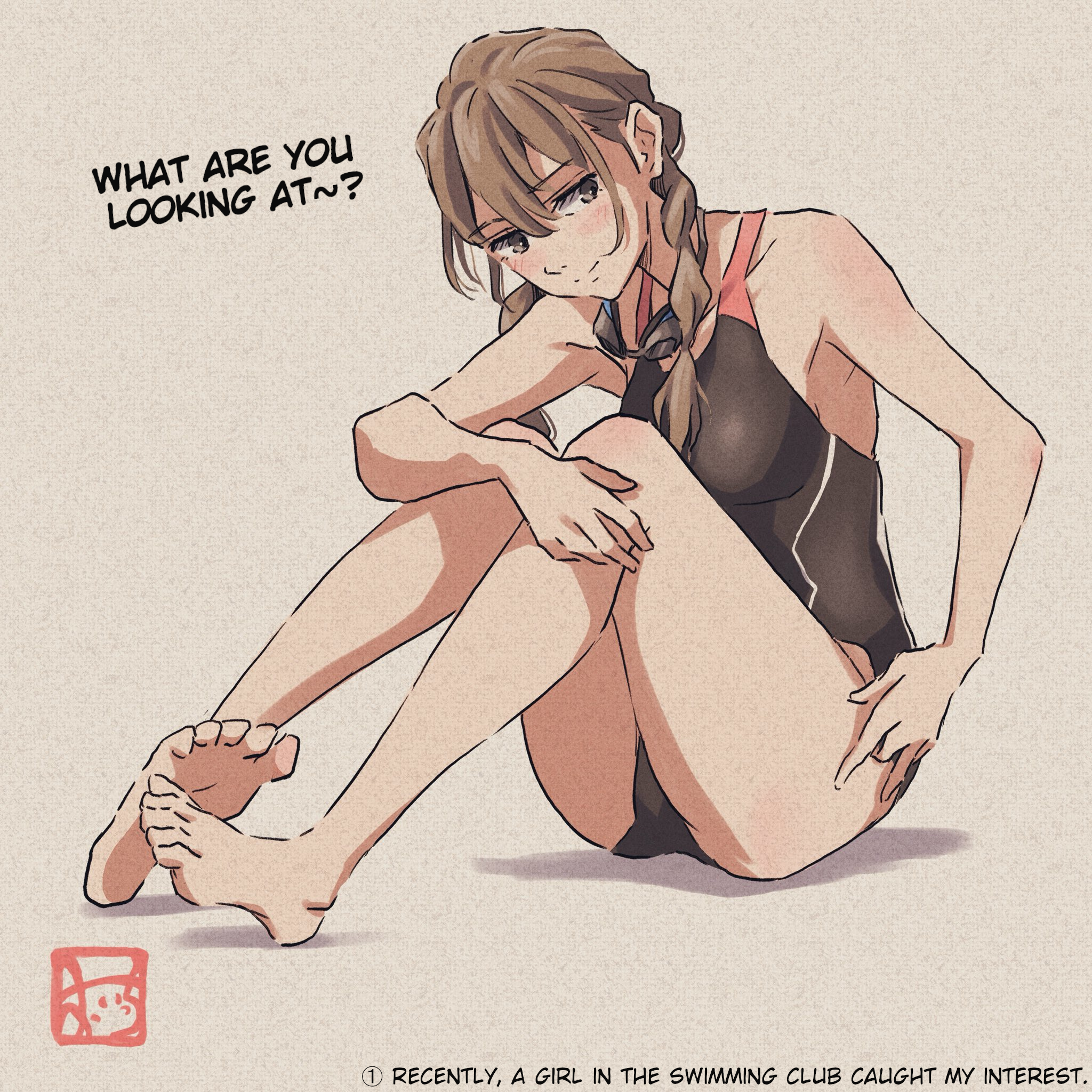 The Swimming Club Senpai I’m Interested in Chapter 1 - Page 1