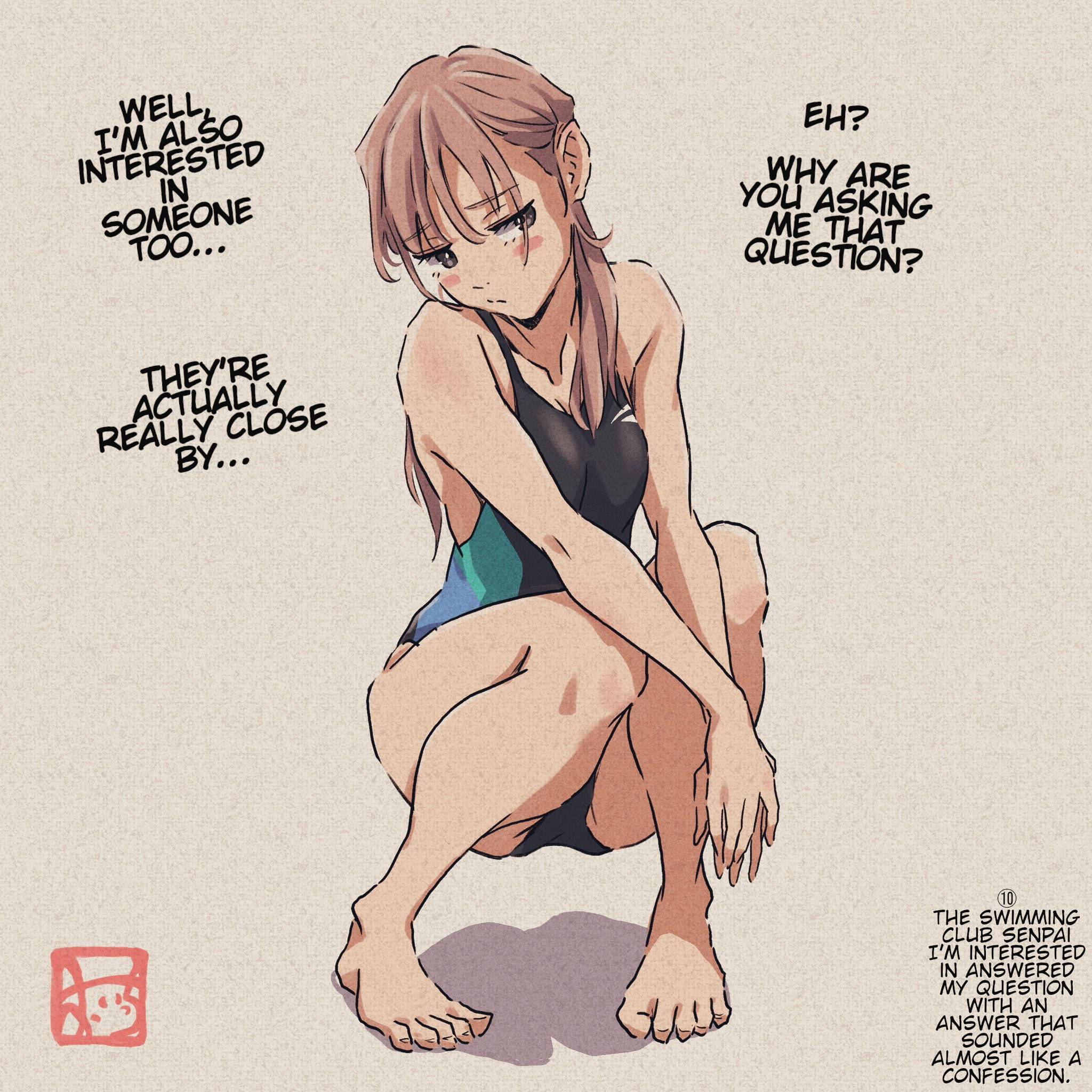 The Swimming Club Senpai I’m Interested in Chapter 10 - Page 1