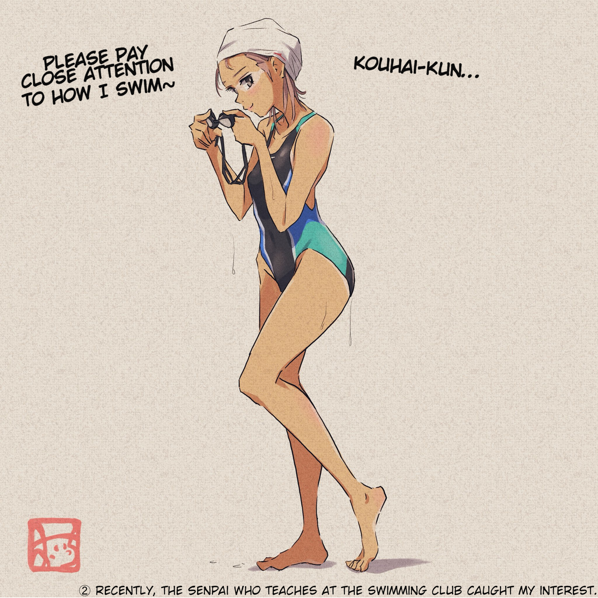 The Swimming Club Senpai I’m Interested in Chapter 2 - Page 1