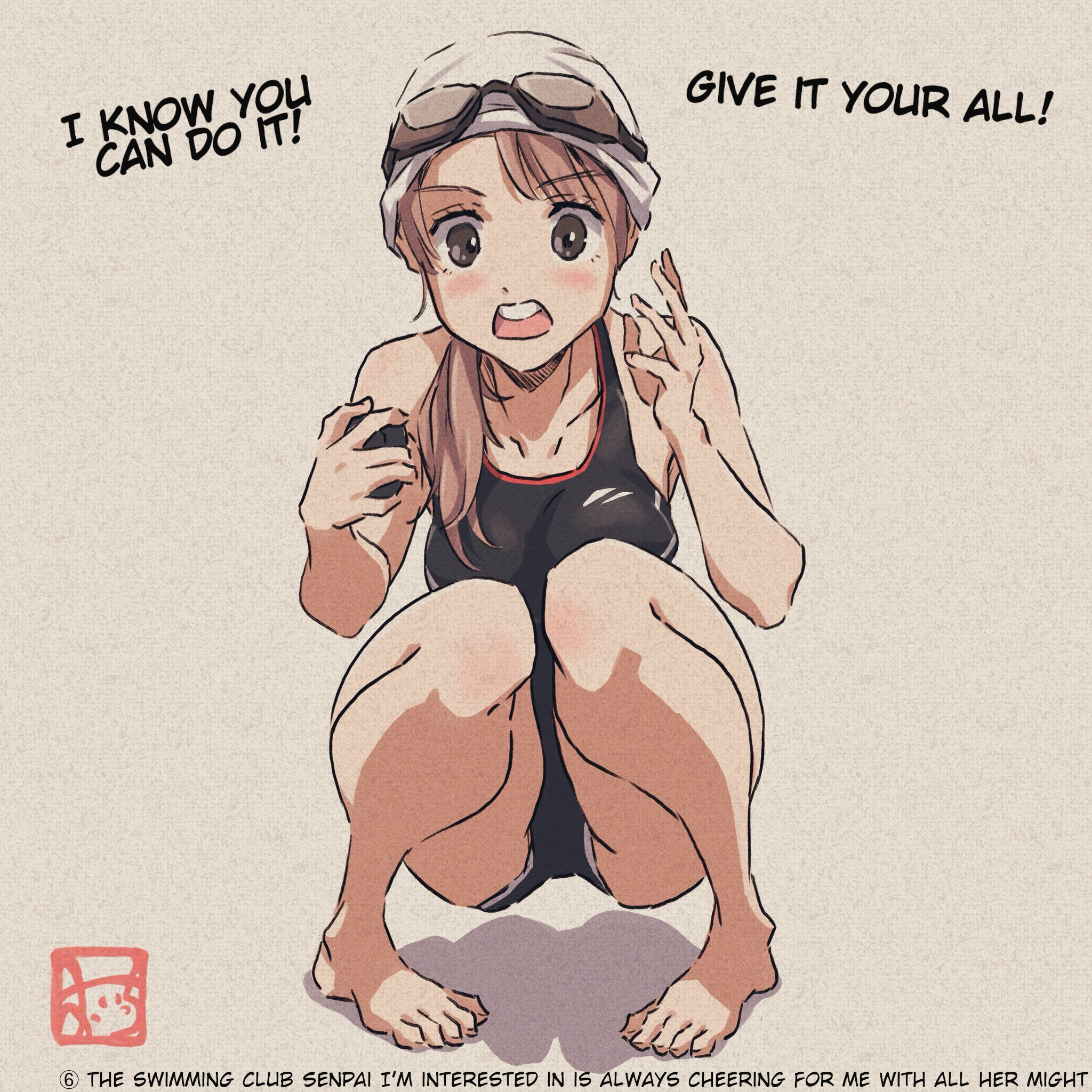 The Swimming Club Senpai I’m Interested in Chapter 6 - Page 1