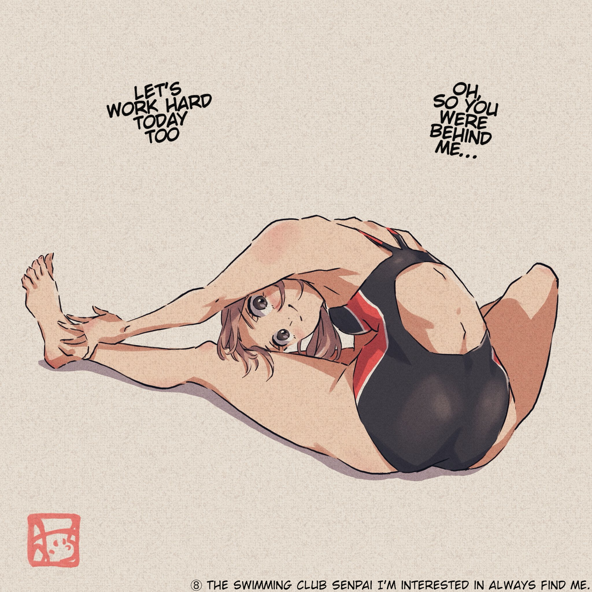 The Swimming Club Senpai I’m Interested in Chapter 8 - Page 1