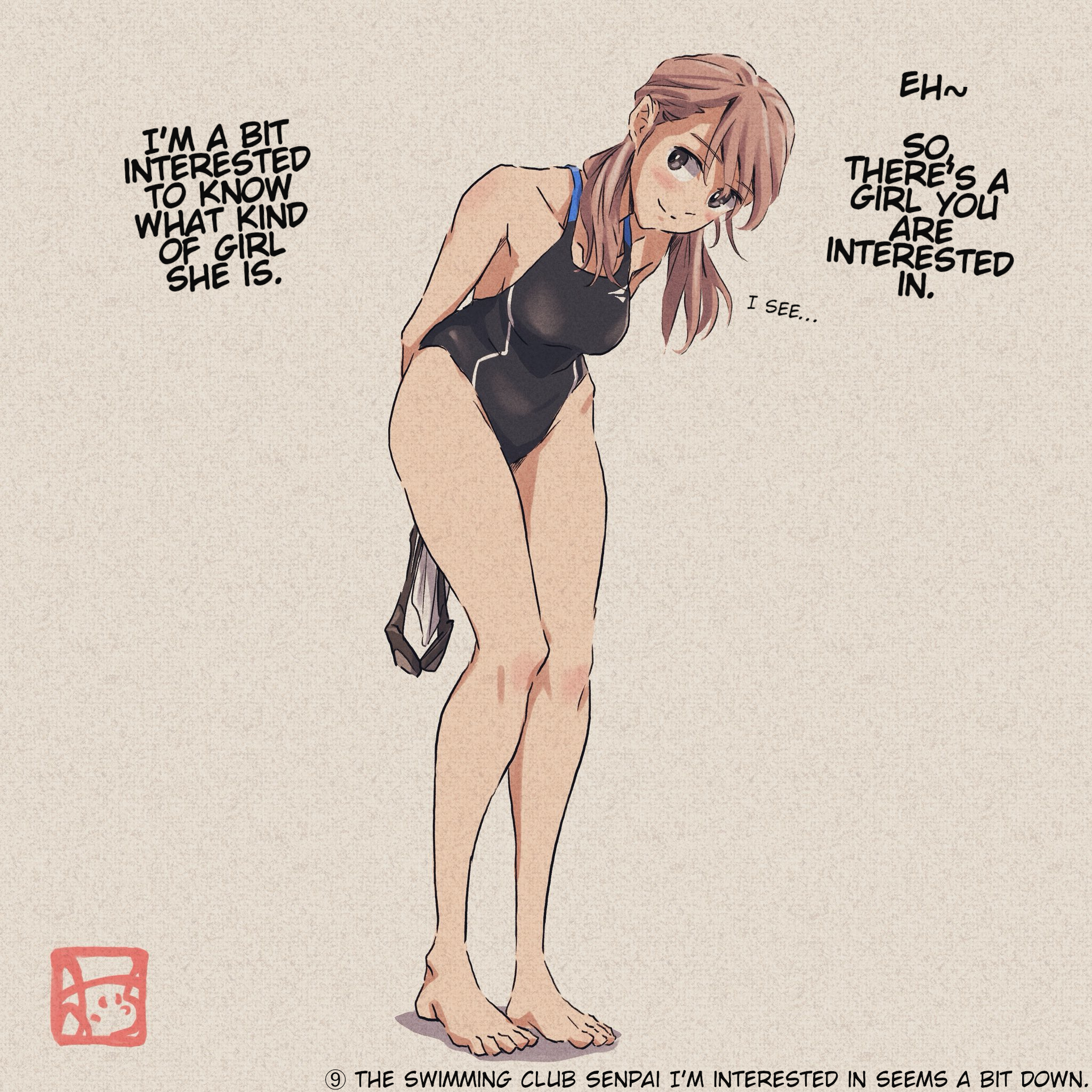 The Swimming Club Senpai I’m Interested in Chapter 9 - Page 1