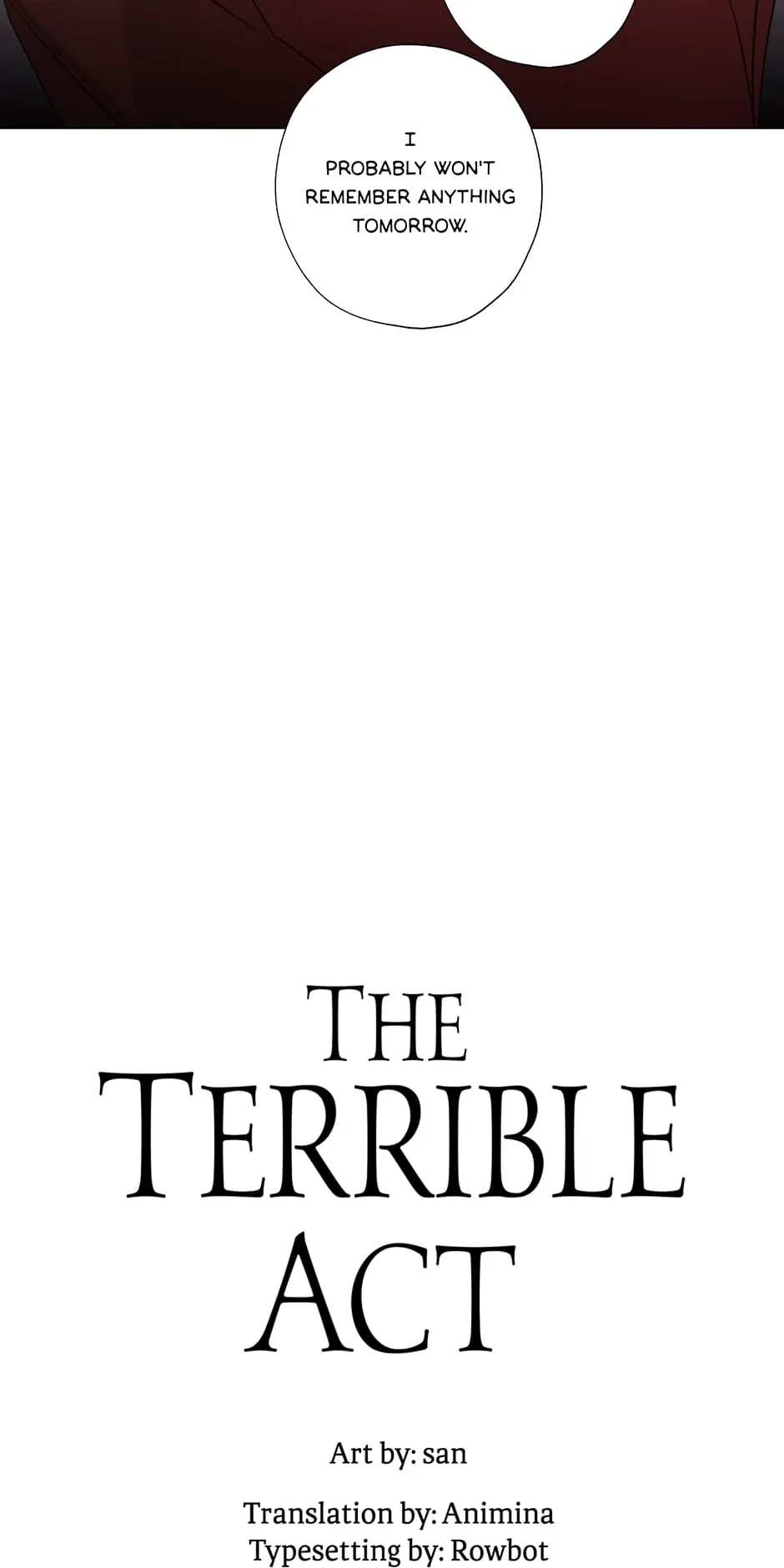 The Terrible Act Chapter 12 - Page 18