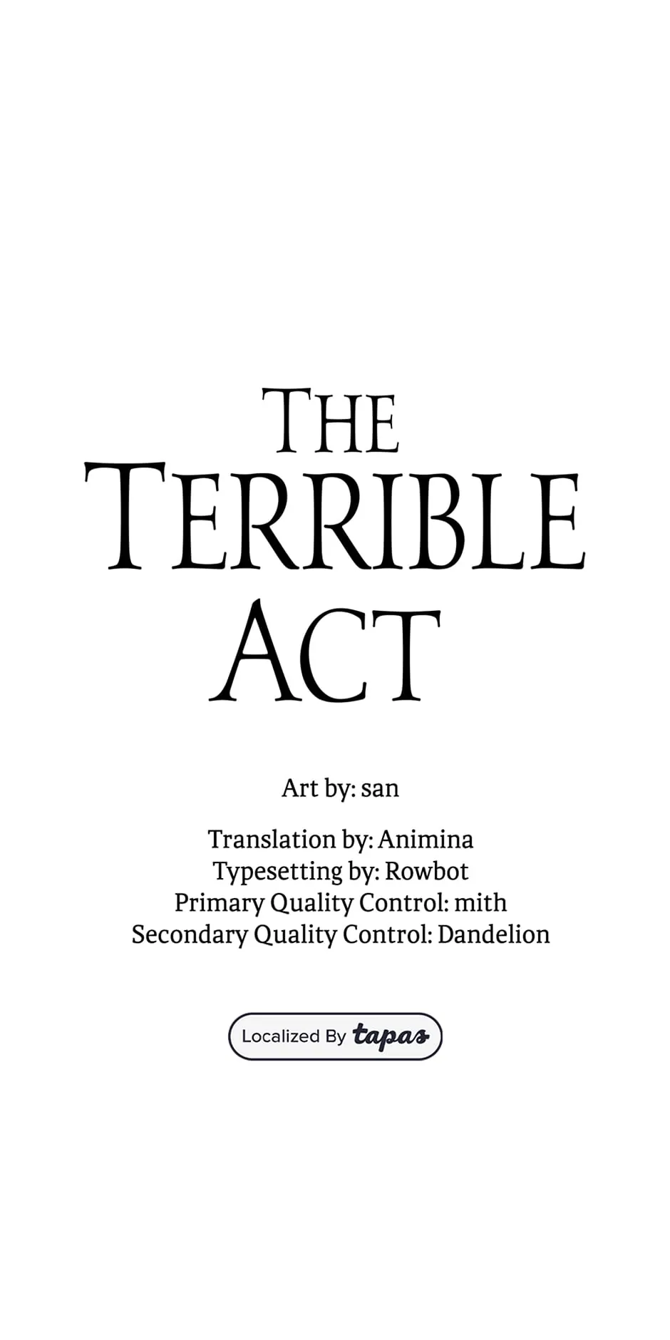 The Terrible Act Chapter 25 - Page 11