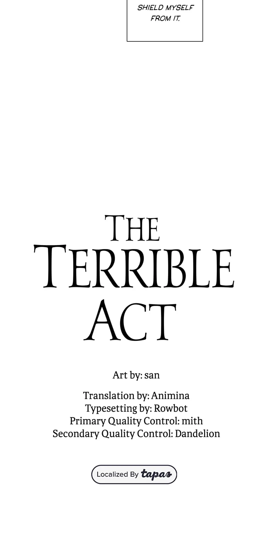 The Terrible Act Chapter 37 - Page 17
