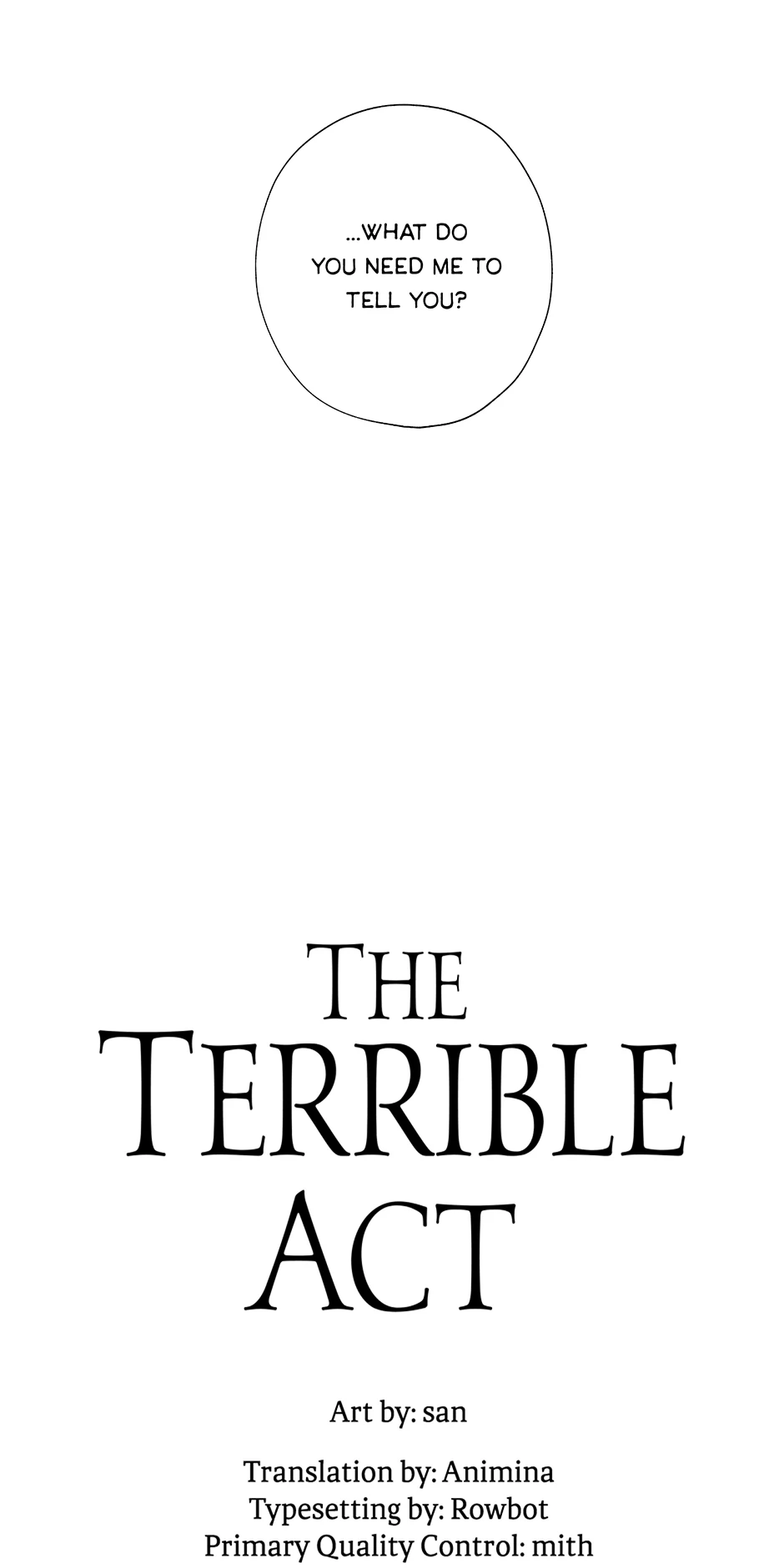 The Terrible Act Chapter 50 - Page 15