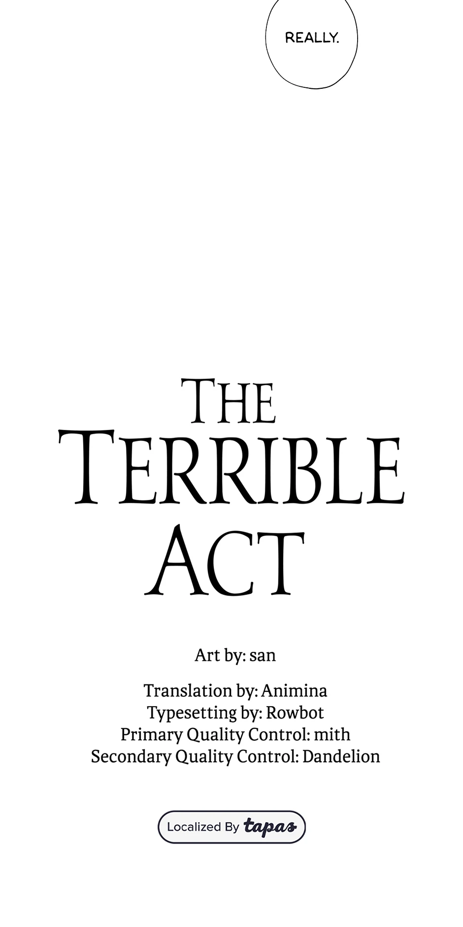 The Terrible Act Chapter 55 - Page 13