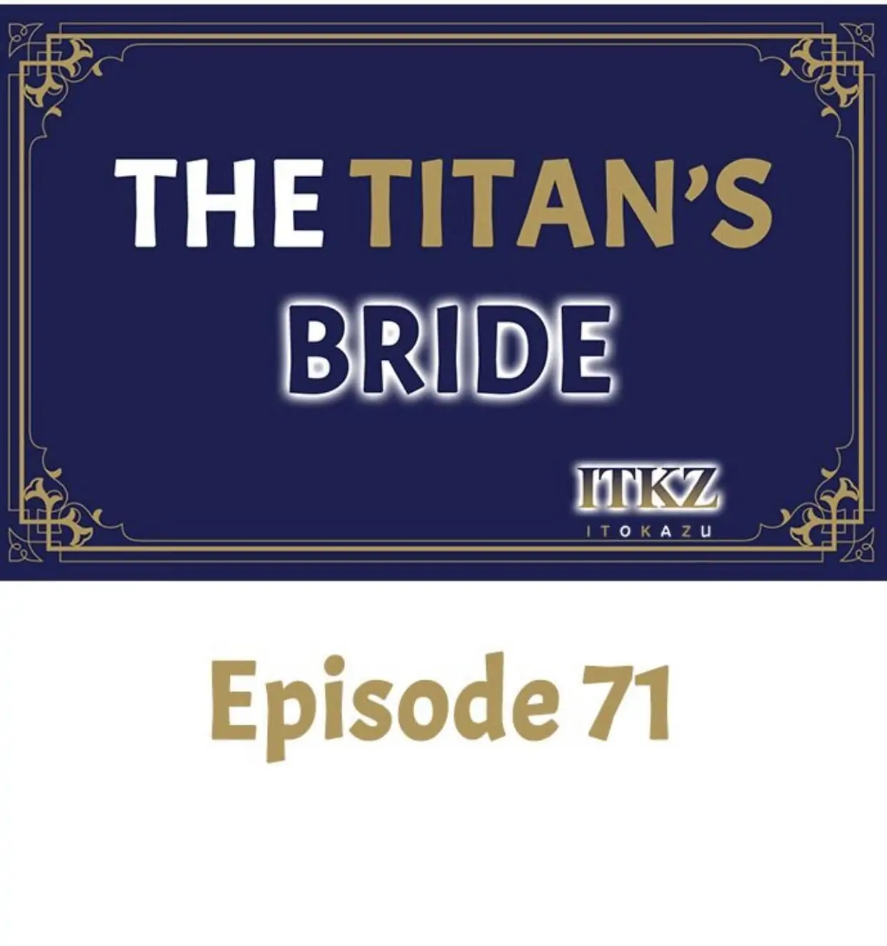 The Titan’s Bride Chapter 71 - Page 1