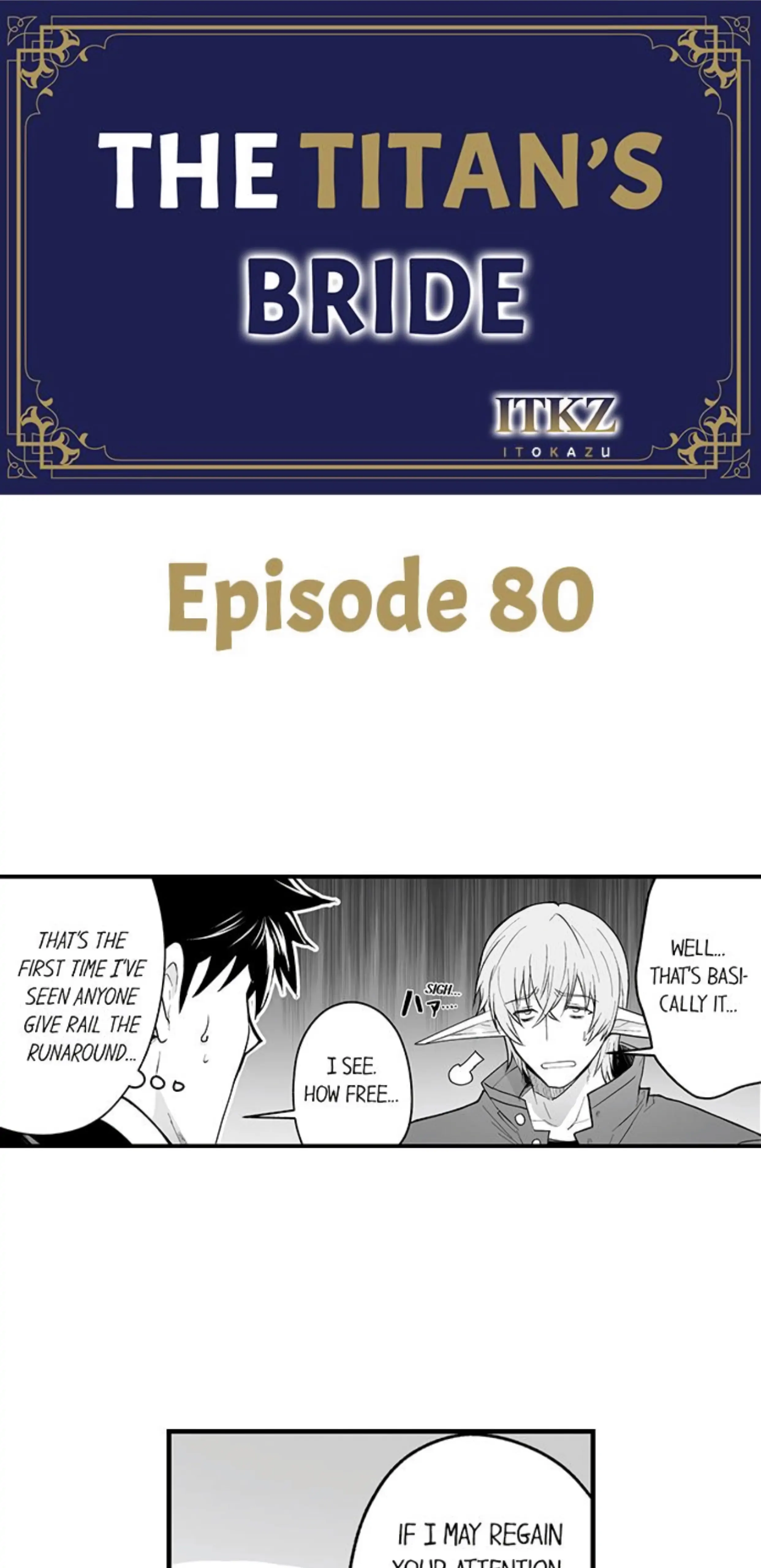 The Titan’s Bride Chapter 80 - Page 1