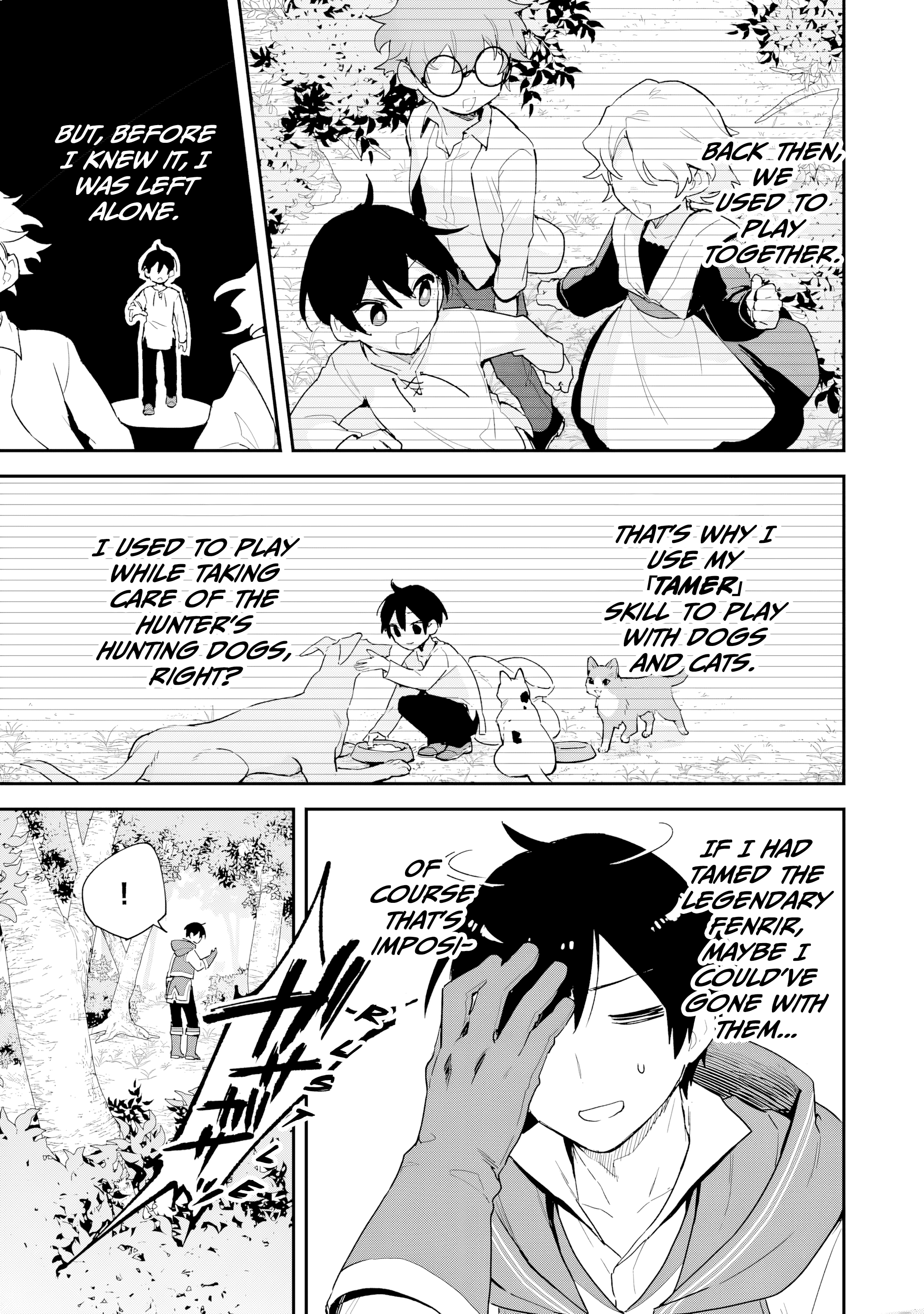 The Trainer Lives Surrounded by Monsters: Abandoned by the Hero Party, He Became the Strongest after Meeting with a Legendary Monster Chapter 1 - Page 11