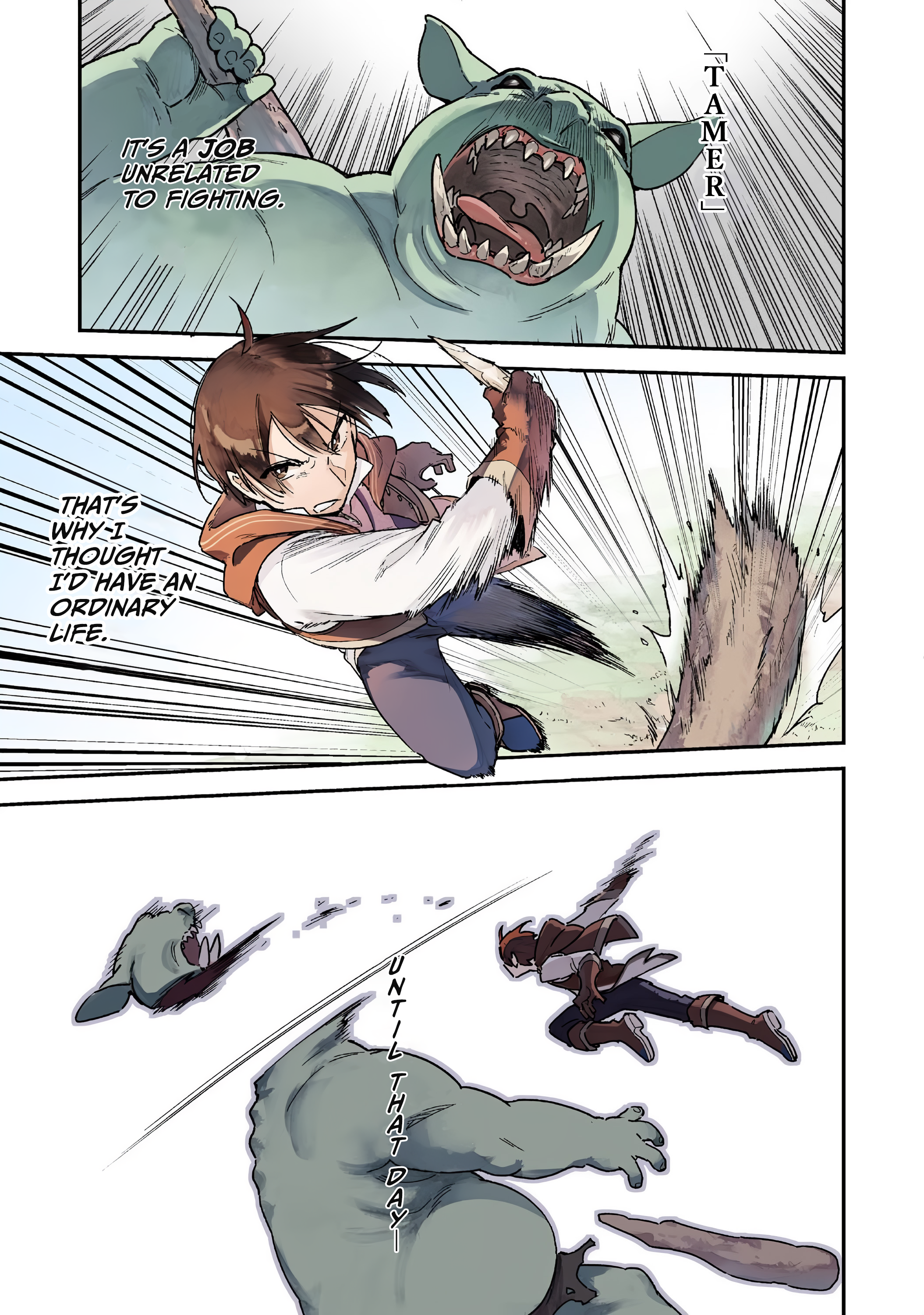 The Trainer Lives Surrounded by Monsters: Abandoned by the Hero Party, He Became the Strongest after Meeting with a Legendary Monster Chapter 1 - Page 3