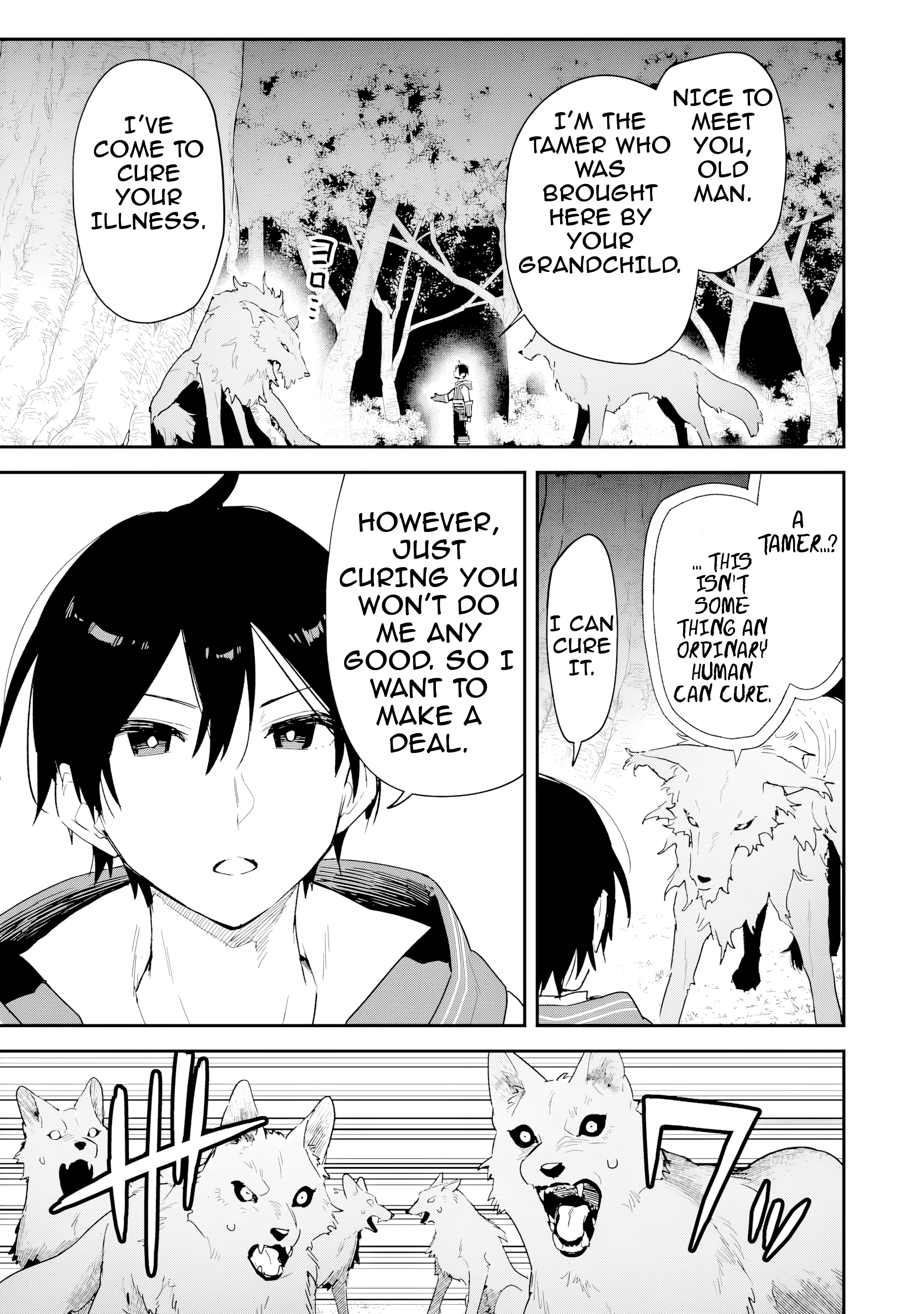 The Trainer Lives Surrounded by Monsters: Abandoned by the Hero Party, He Became the Strongest after Meeting with a Legendary Monster Chapter 1 - Page 34