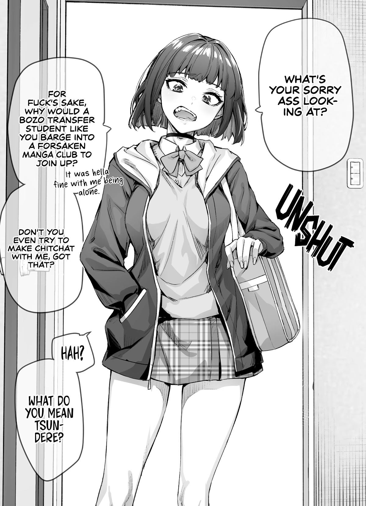 The Tsuntsuntsuntsuntsuntsuntsuntsuntsuntsuntsundere Girl Getting Less and Less Tsun Day by Day Chapter 1 - Page 1