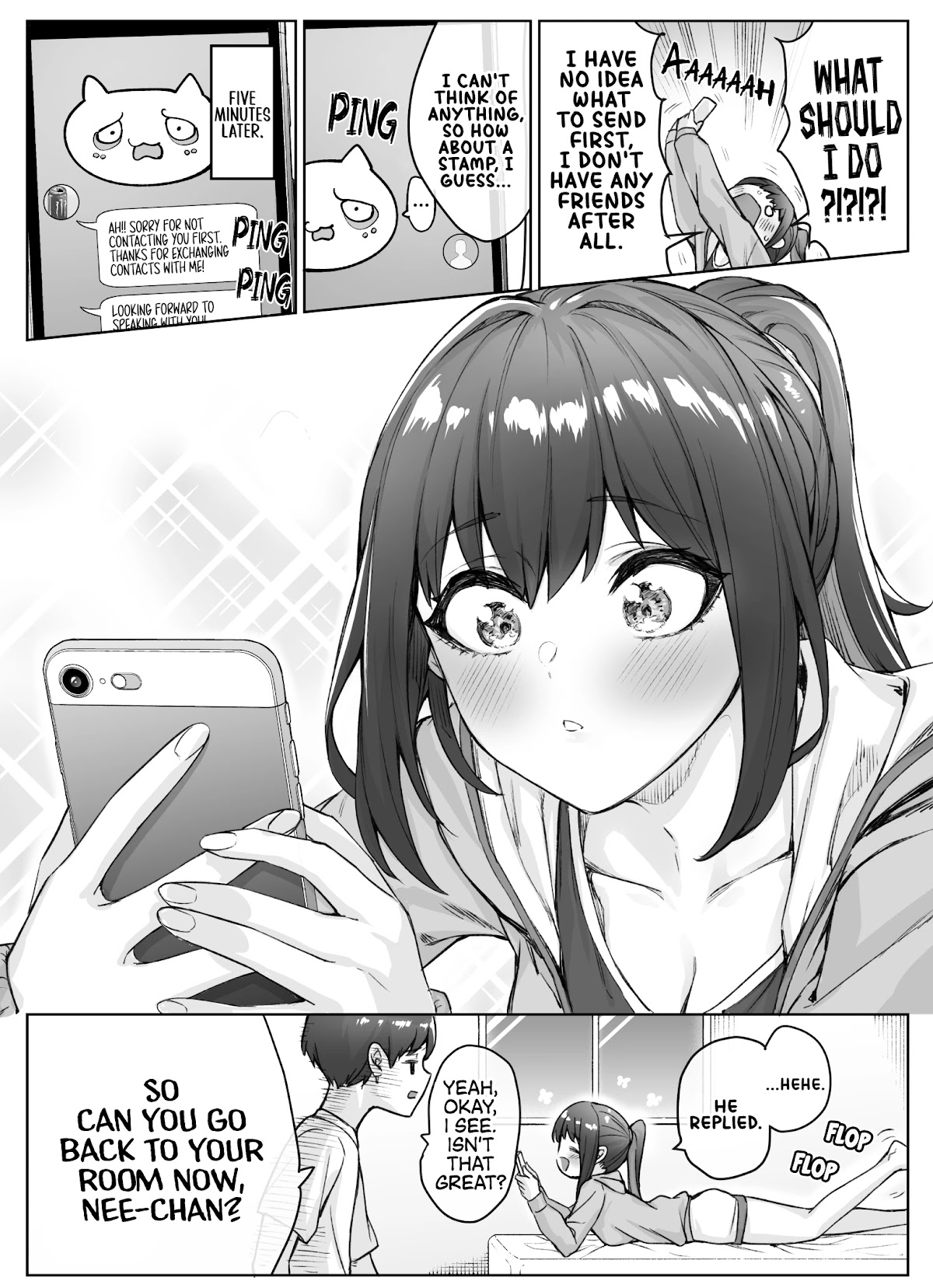 The Tsuntsuntsuntsuntsuntsuntsuntsuntsuntsuntsundere Girl Getting Less and Less Tsun Day by Day Chapter 23 - Page 1