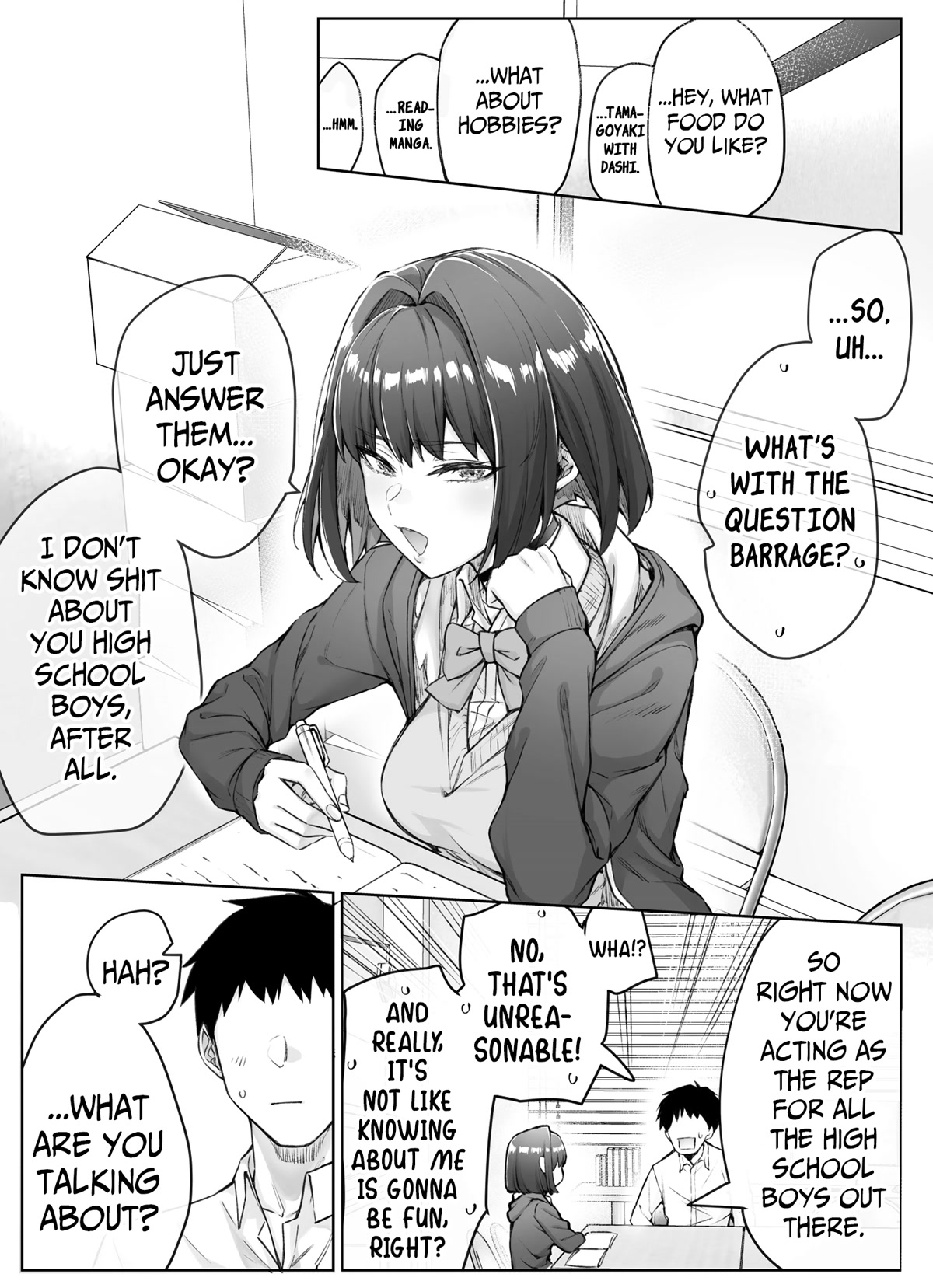 The Tsuntsuntsuntsuntsuntsuntsuntsuntsuntsuntsundere Girl Getting Less and Less Tsun Day by Day Chapter 38 - Page 1