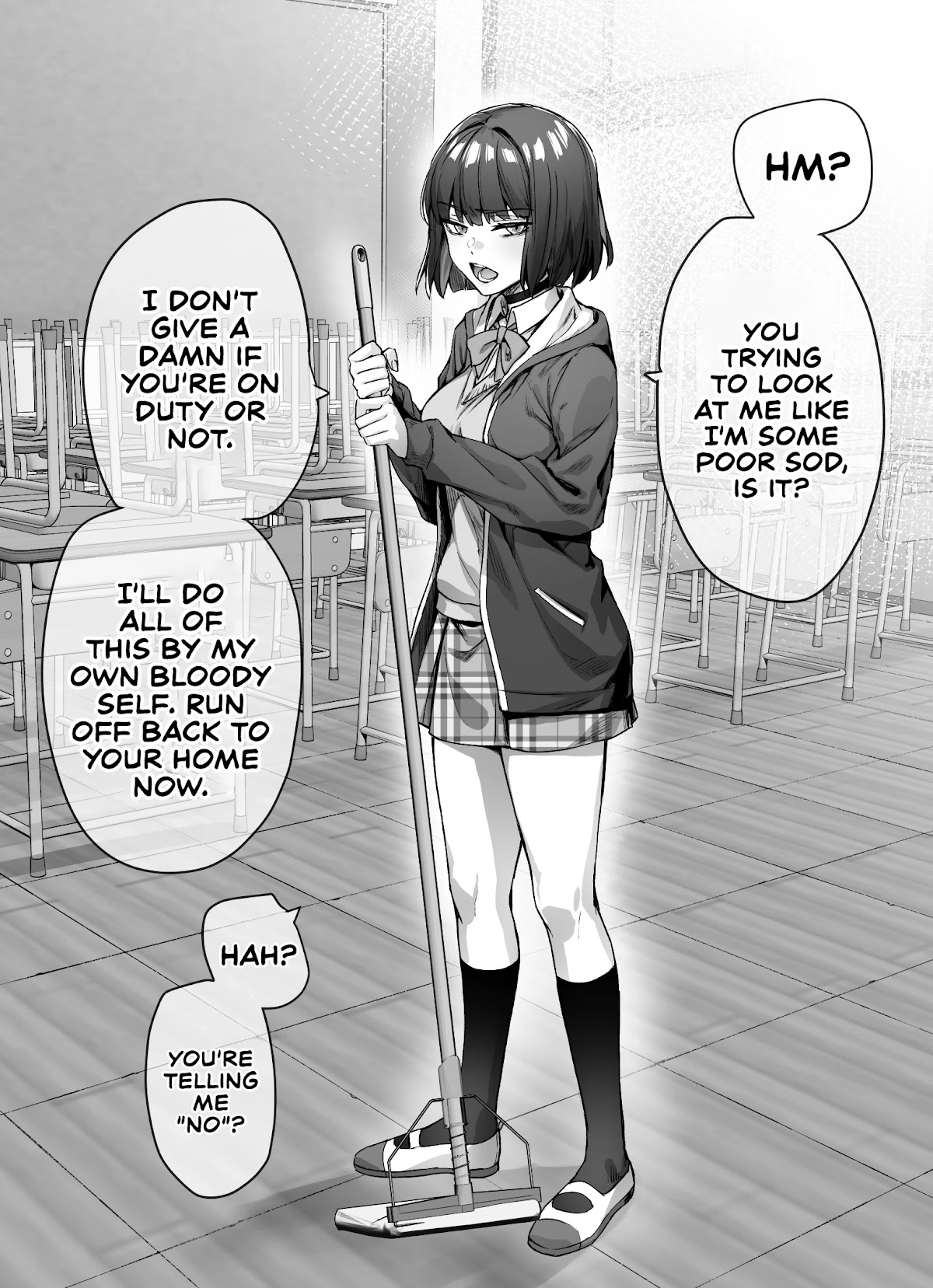 The Tsuntsuntsuntsuntsuntsuntsuntsuntsuntsuntsundere Girl Getting Less and Less Tsun Day by Day Chapter 5 - Page 1