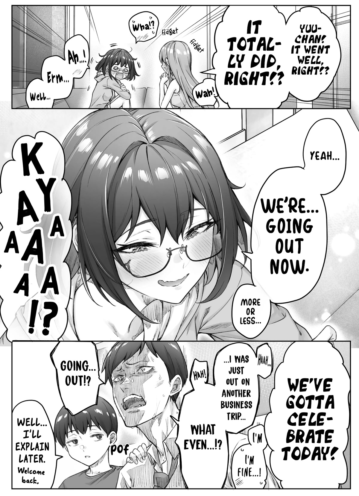 The Tsuntsuntsuntsuntsuntsuntsuntsuntsuntsuntsundere Girl Getting Less and Less Tsun Day by Day Chapter 55 - Page 2