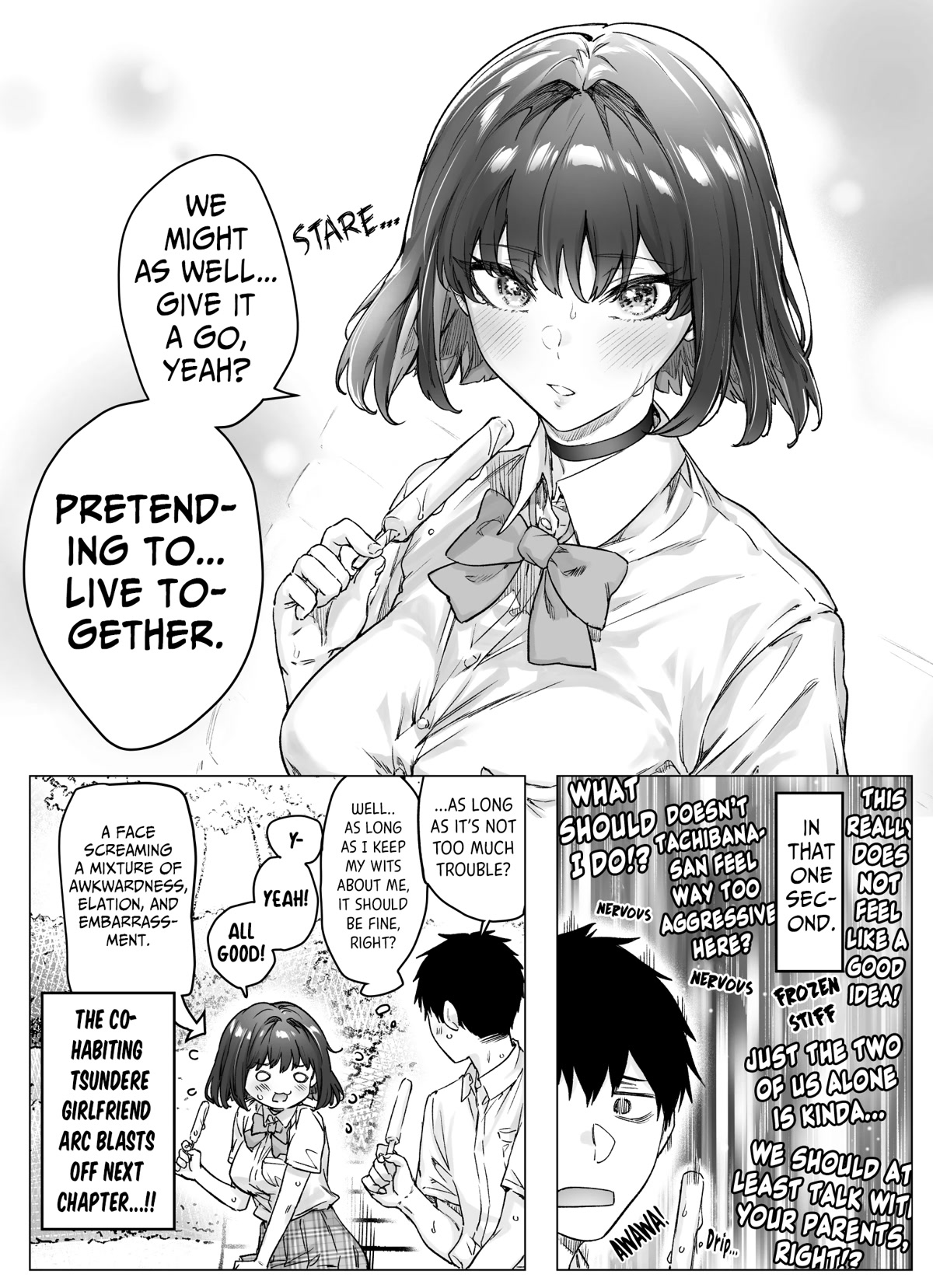 The Tsuntsuntsuntsuntsuntsuntsuntsuntsuntsuntsundere Girl Getting Less and Less Tsun Day by Day Chapter 69 - Page 2