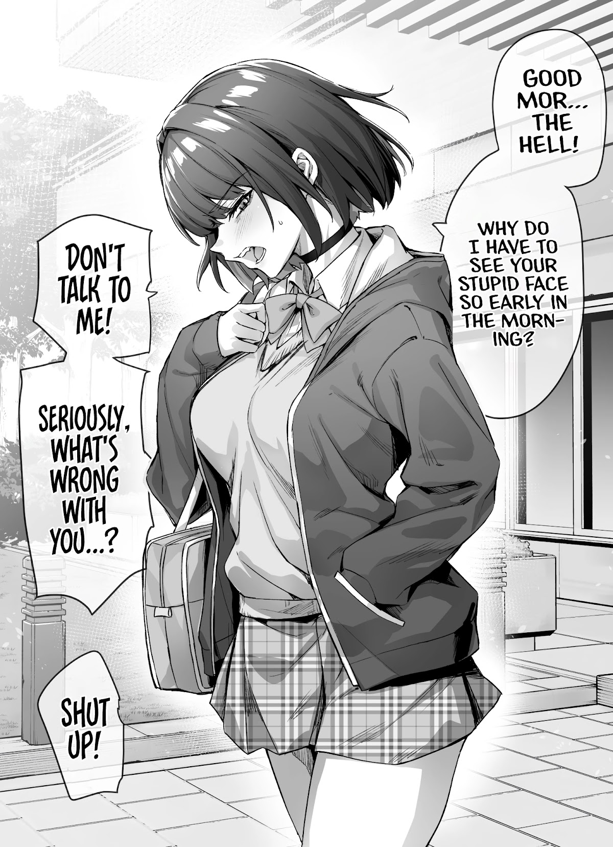 The Tsuntsuntsuntsuntsuntsuntsuntsuntsuntsuntsundere Girl Getting Less and Less Tsun Day by Day Chapter 7 - Page 1