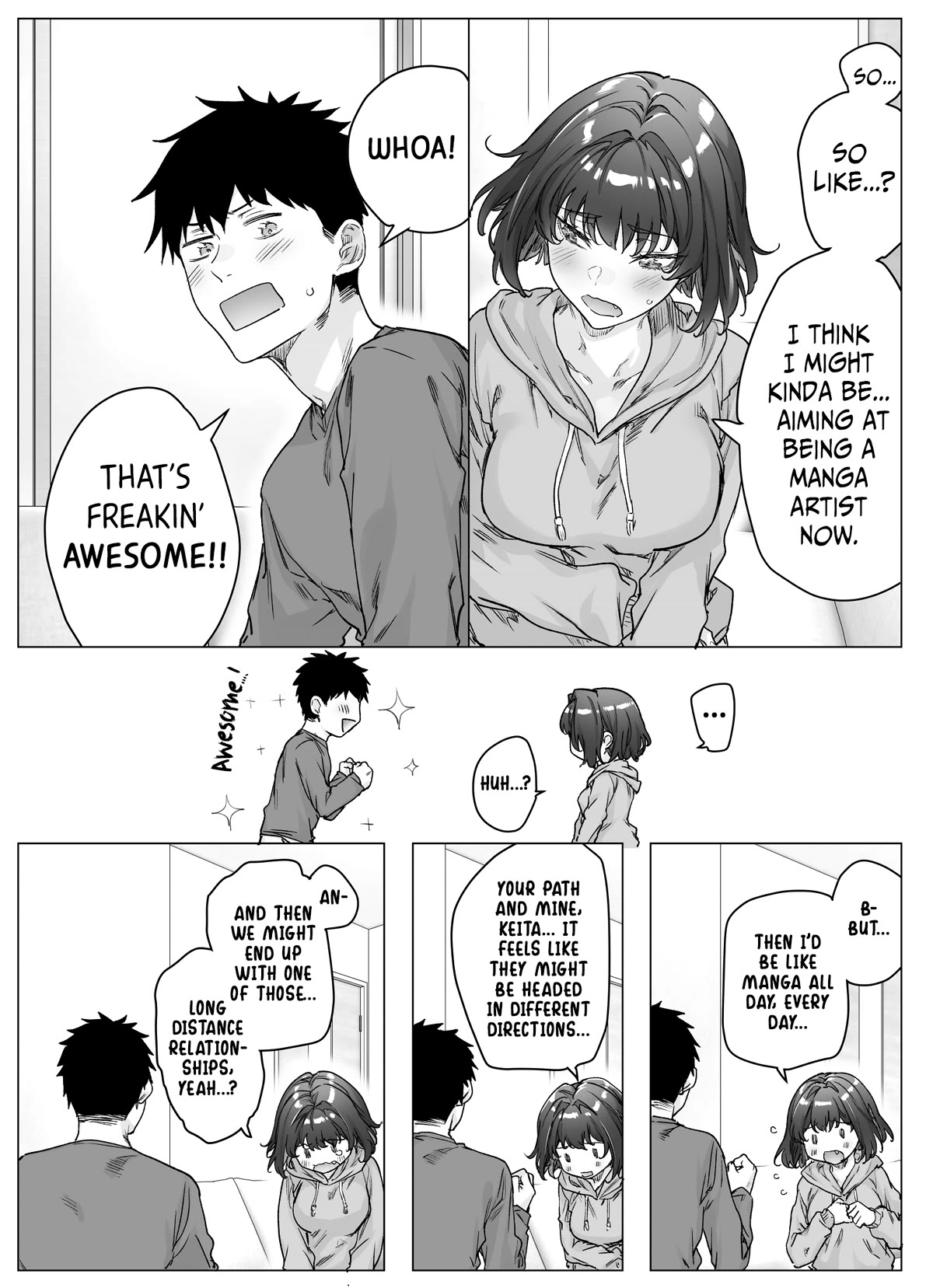 The Tsuntsuntsuntsuntsuntsuntsuntsuntsuntsuntsundere Girl Getting Less and Less Tsun Day by Day Chapter 97 - Page 1