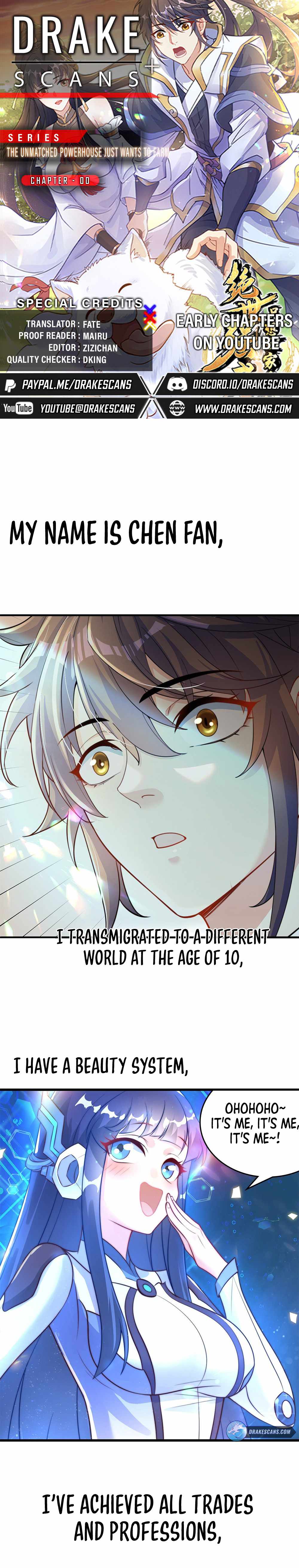 The Unmatched Powerhouse Just Wants to Farm Chapter 0 - Page 0