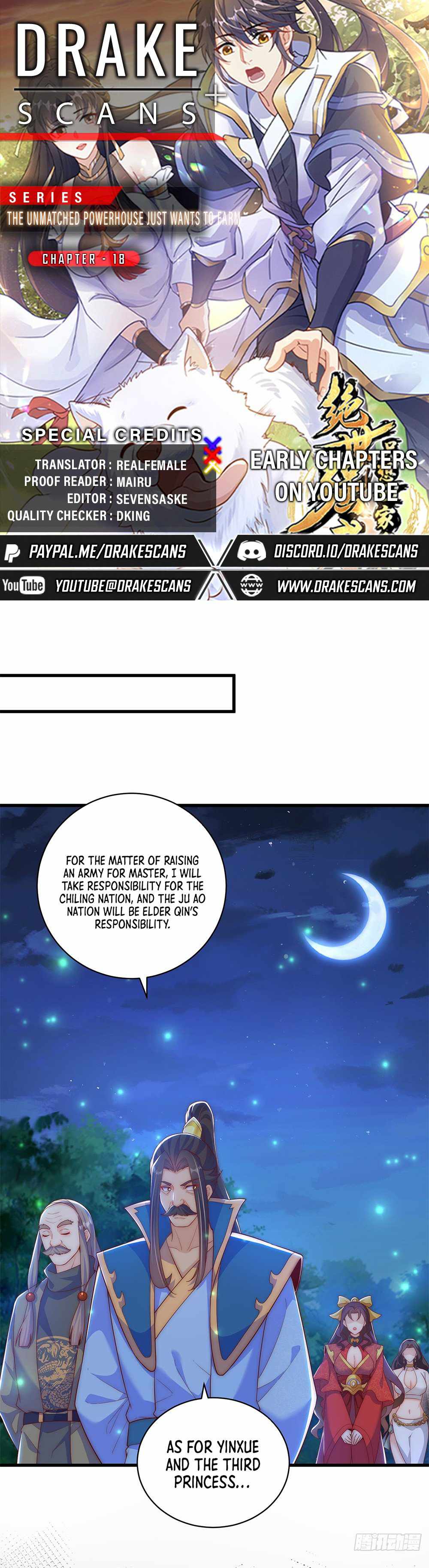 The Unmatched Powerhouse Just Wants to Farm Chapter 18 - Page 0