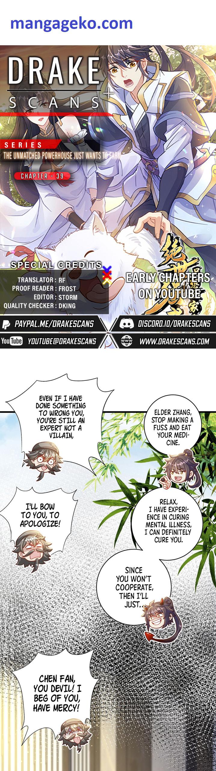 The Unmatched Powerhouse Just Wants to Farm Chapter 39 - Page 0
