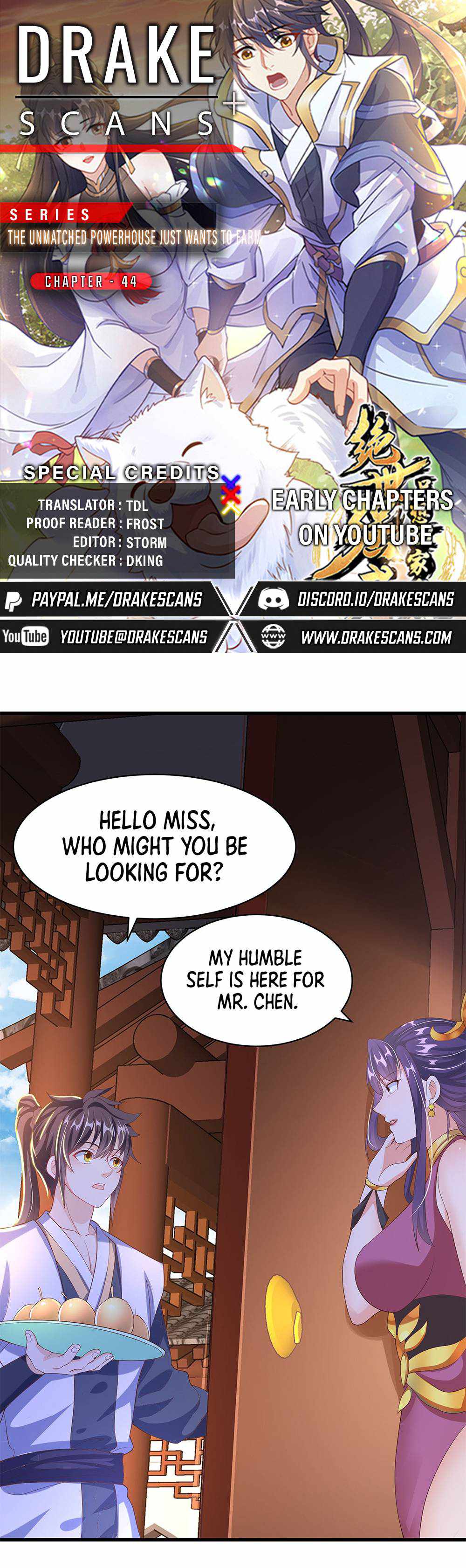 The Unmatched Powerhouse Just Wants to Farm Chapter 44 - Page 0