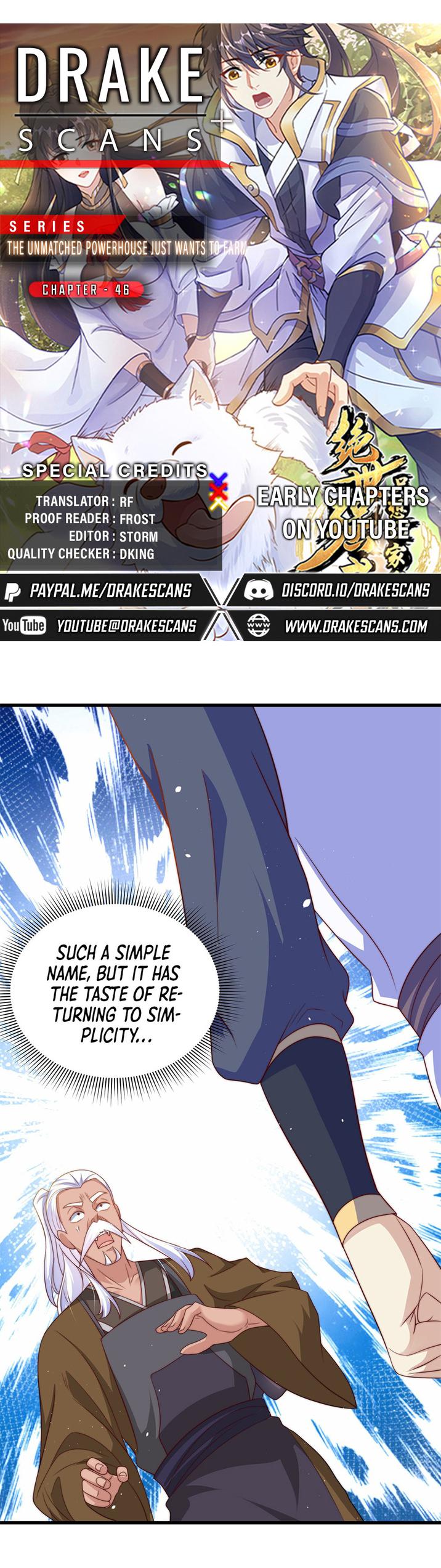 The Unmatched Powerhouse Just Wants to Farm Chapter 46 - Page 0