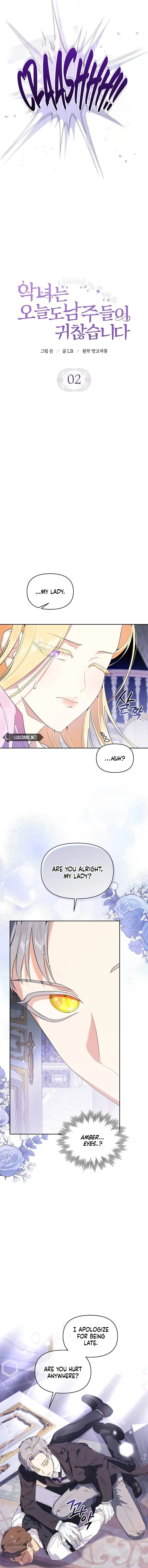 The Villainess Is Bothered by the Male Leads Again Today Chapter 2 - Page 5