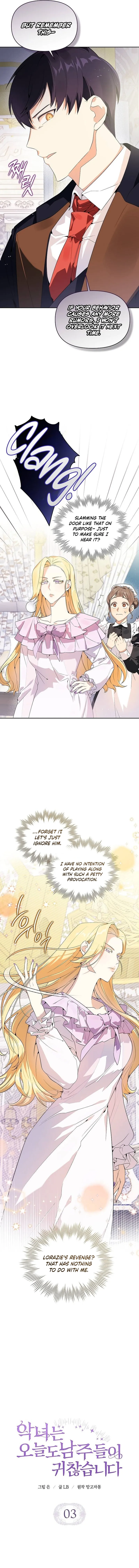 The Villainess Is Bothered by the Male Leads Again Today Chapter 3 - Page 6