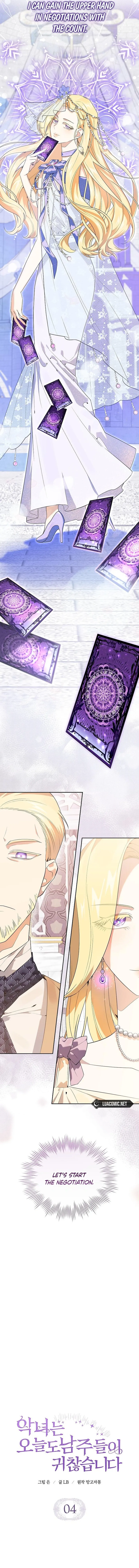 The Villainess Is Bothered by the Male Leads Again Today Chapter 4 - Page 4