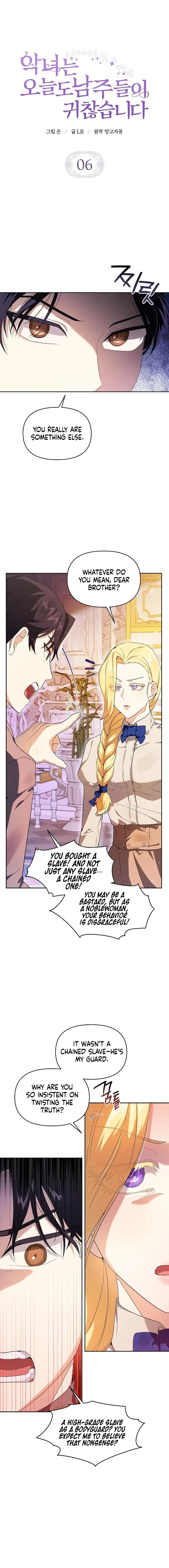The Villainess Is Bothered by the Male Leads Again Today Chapter 6 - Page 3