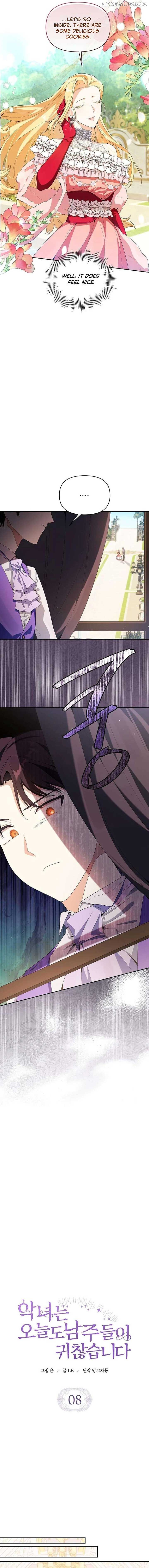 The Villainess Is Bothered by the Male Leads Again Today Chapter 8 - Page 5