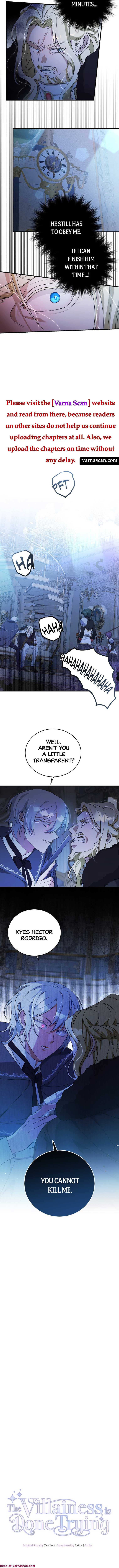 The Villainess Is Done Trying Chapter 14 - Page 2