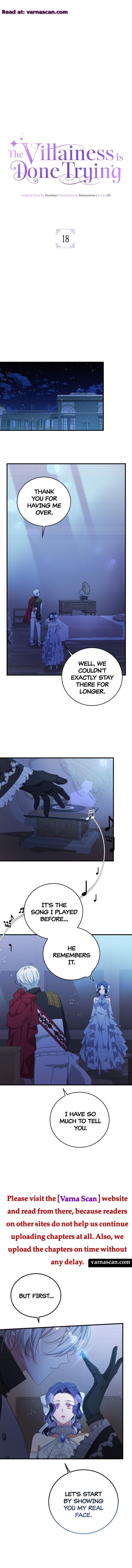 The Villainess Is Done Trying Chapter 18 - Page 2