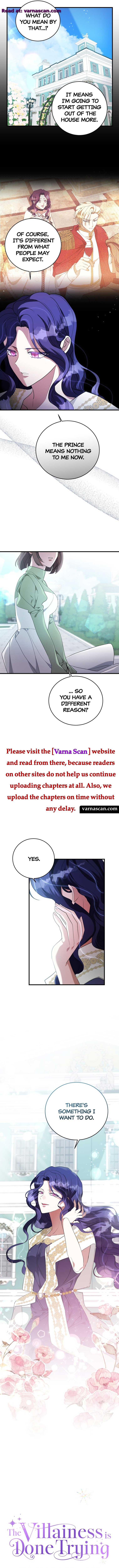 The Villainess Is Done Trying Chapter 21 - Page 2