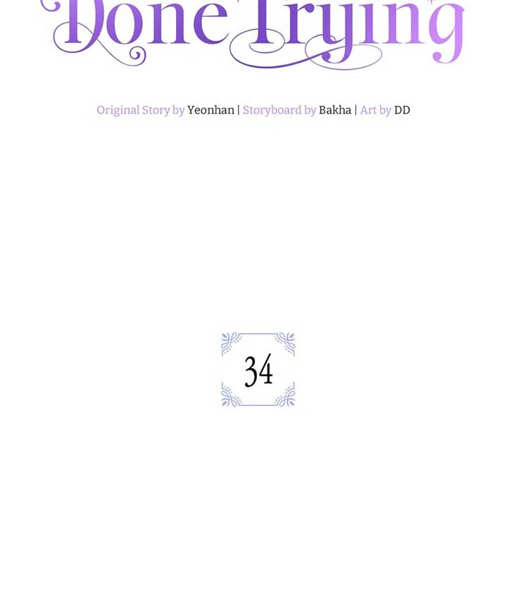 The Villainess Is Done Trying Chapter 34 - Page 33