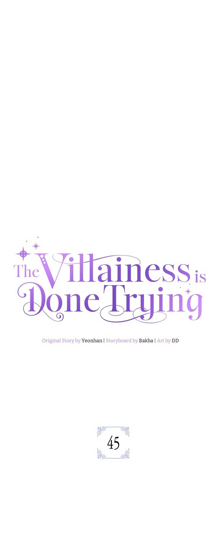 The Villainess Is Done Trying Chapter 45 - Page 2
