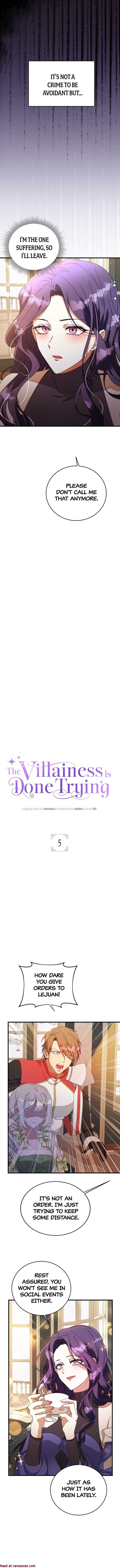 The Villainess Is Done Trying Chapter 5 - Page 3